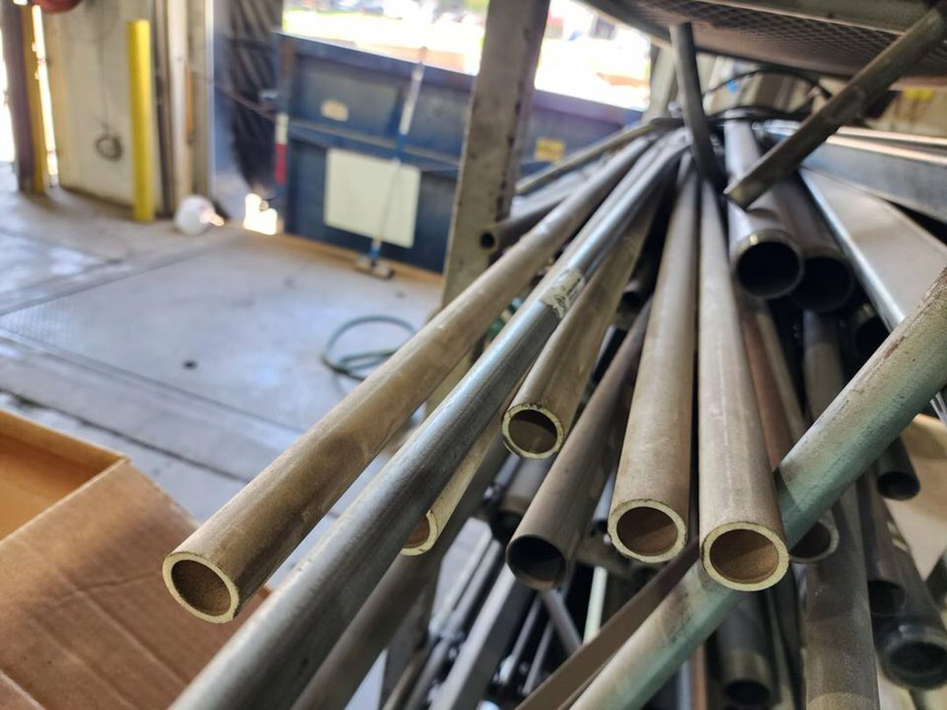 Rolling Matl. Rack 1" Conduit Pipe; 3/4" PVC Pipe; Rods; Hose, etc. - Image 14 of 31