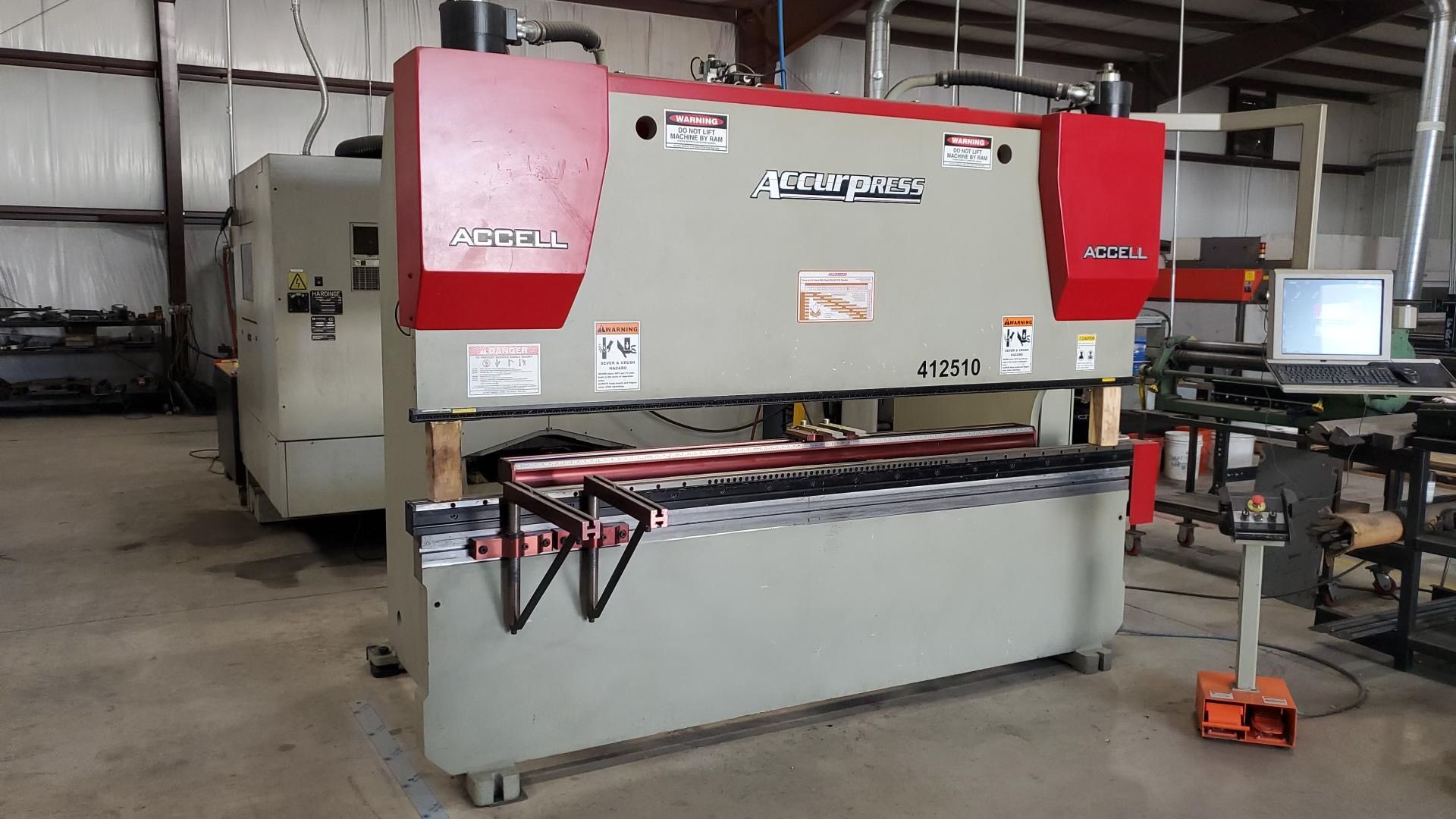 2019 Accurpess 412510 Press Brake, 125 Ton x 10' (Located in Rhome, TX)