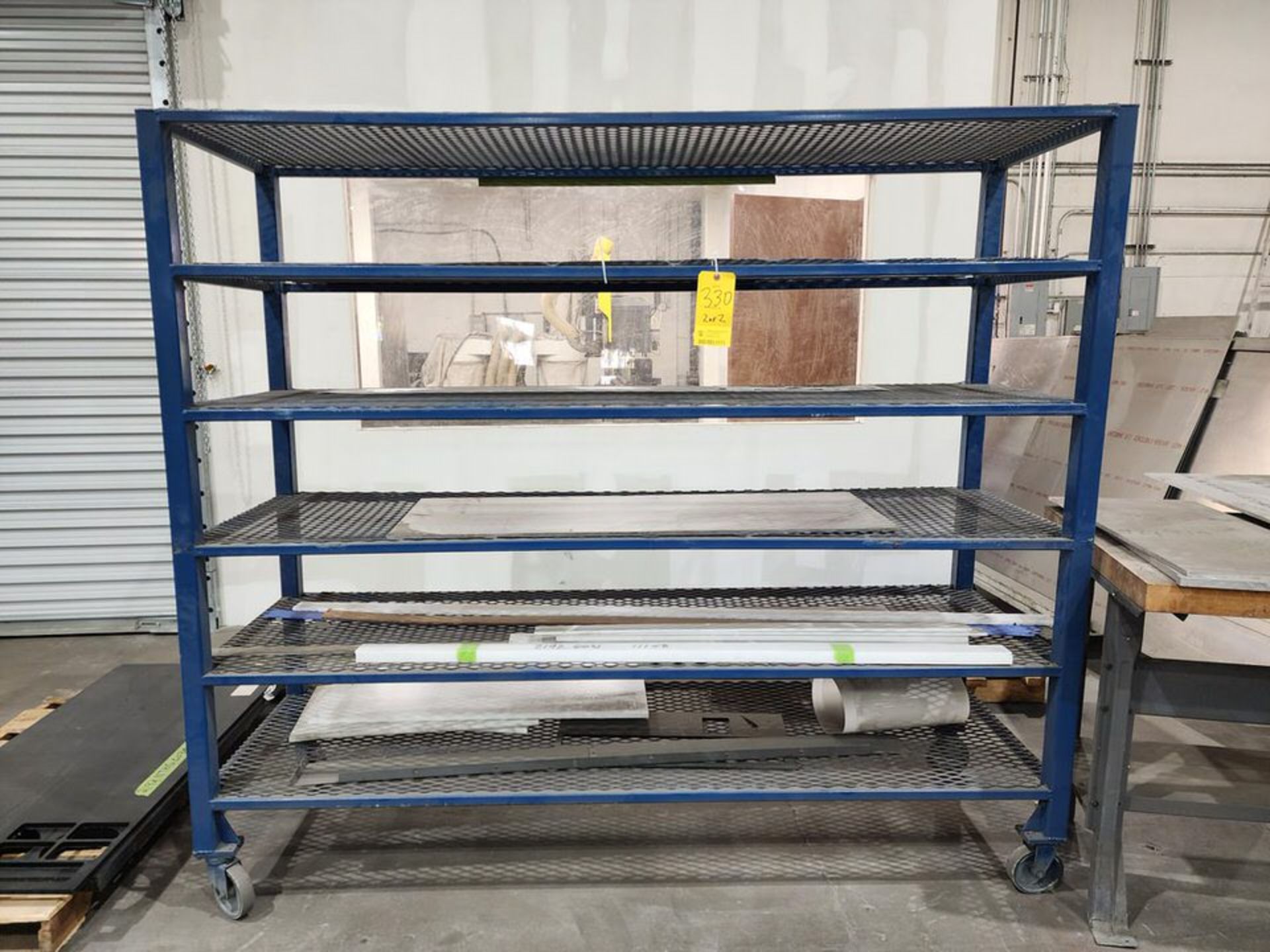 (2) Rolling Matl. Racks (Matl. Excluded)