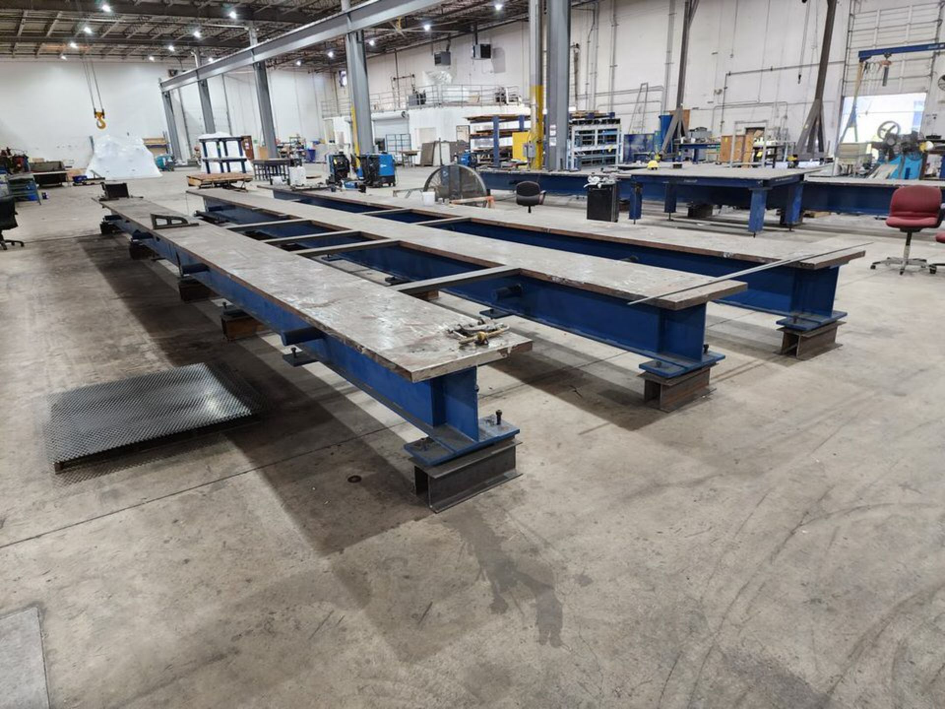 (3) Stl Tables 45'6" x 29-1/2" x 34"H Welded Together) - Image 2 of 6