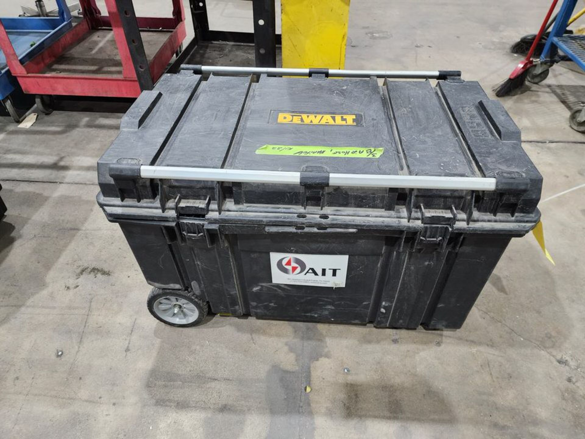 Dewalt 37" Mobile Job Box W/ Assorted Hoses