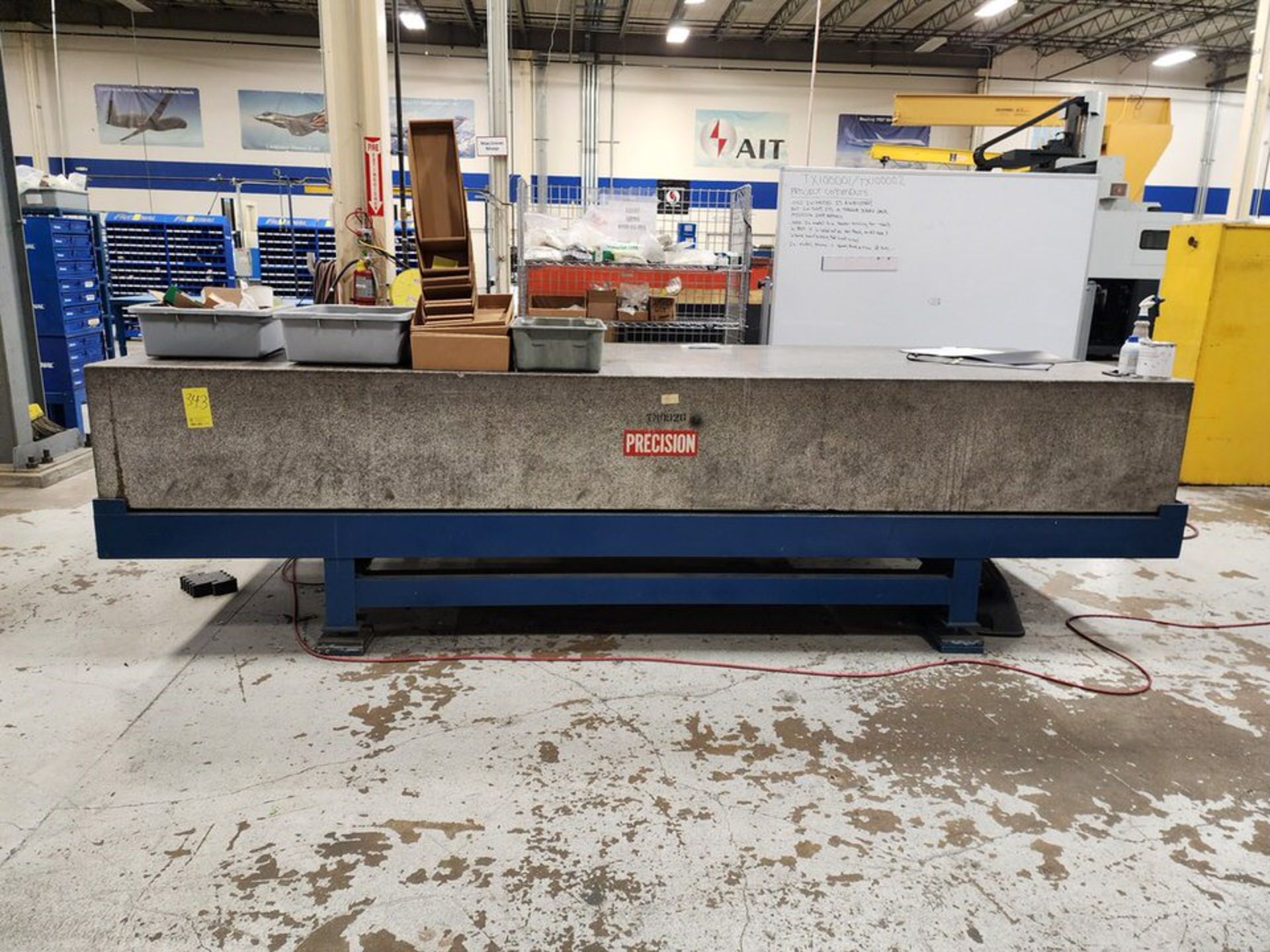 Granite Surface Plate 144" x 48" x 18-1/4" (Matl. Excl)