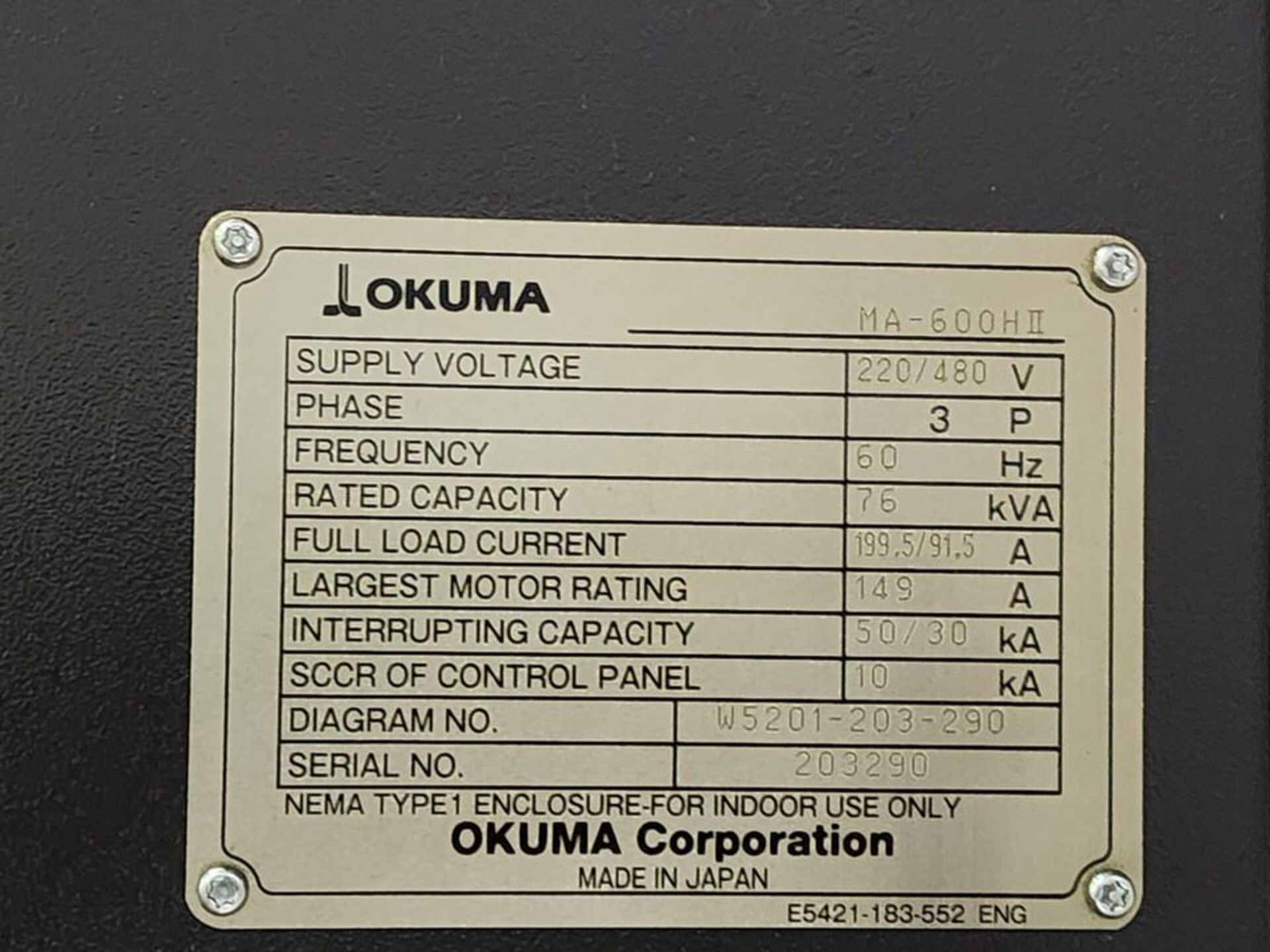 2017 Okuma MA-600HII Horizontal CNC Machining Center • Full 4th Axis • Upgraded 10,000 RPM Spindle - Image 41 of 45