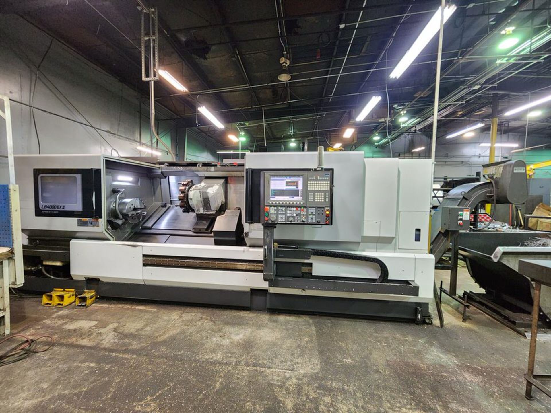 2013 Okuma LB4000EXII Space Turn CNC Lathe 80" Machine • Upgraded 50HP Z Axis • 1K Adj. Coolant..