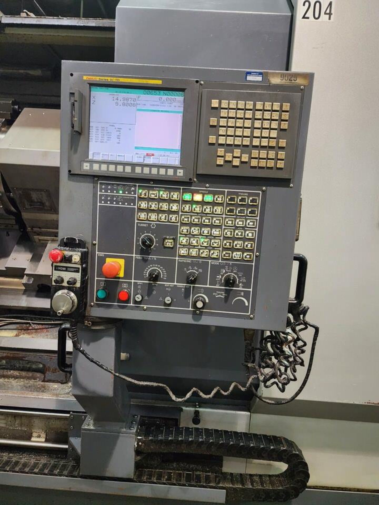 Leadwell LTC-35CL 3 Axis CNC Lathe • Fanuc Oi-TD Control • Hi Pressure Coolant • Chip Conveyor... - Image 8 of 17