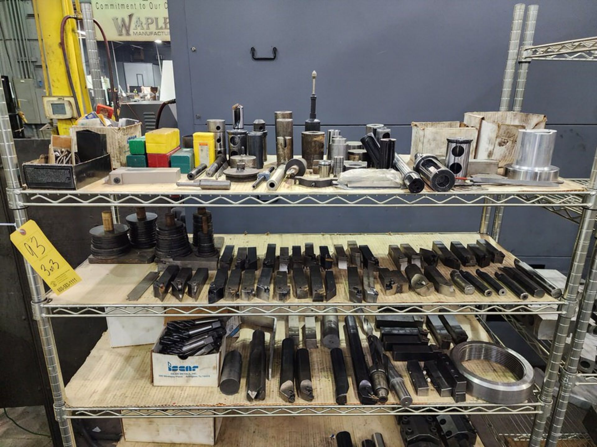 Assorted Lathe Tooling W/ Racks - Image 6 of 24