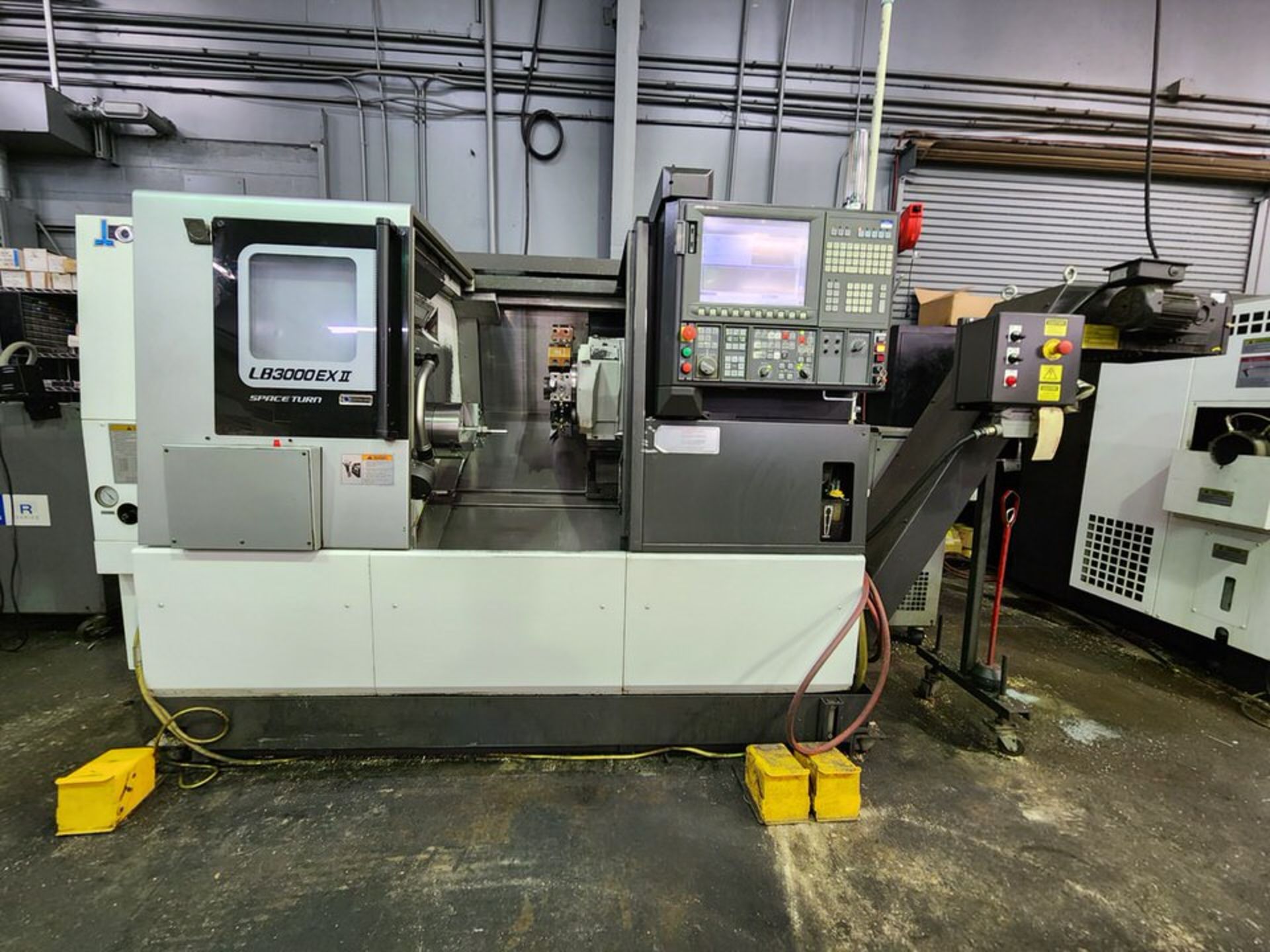 2017 Okuma LB3000EXII Horizontal Lathe 3-Axis; 220/480V, 3PH, 60HZ, 38kva, FLA: 99.8/45.8A; W/ Okuma - Image 3 of 20