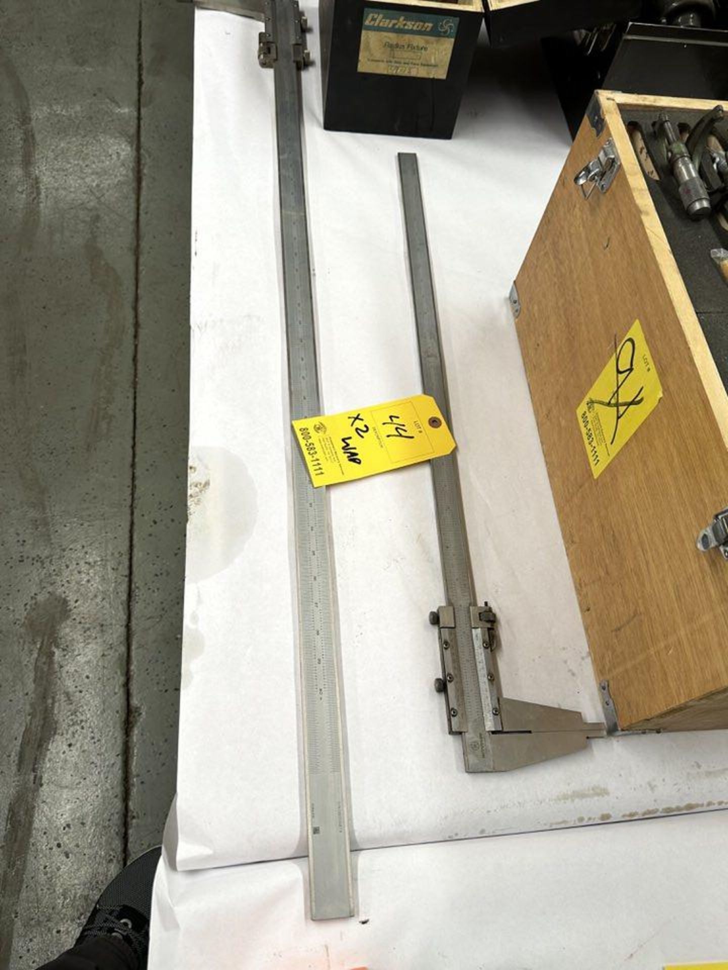 (1) 36" Vernier Caliper, (1) 42" Vernier Caliper (LOCATION: 3421 N Sylvania Ave, Ft Worth TX 76111)