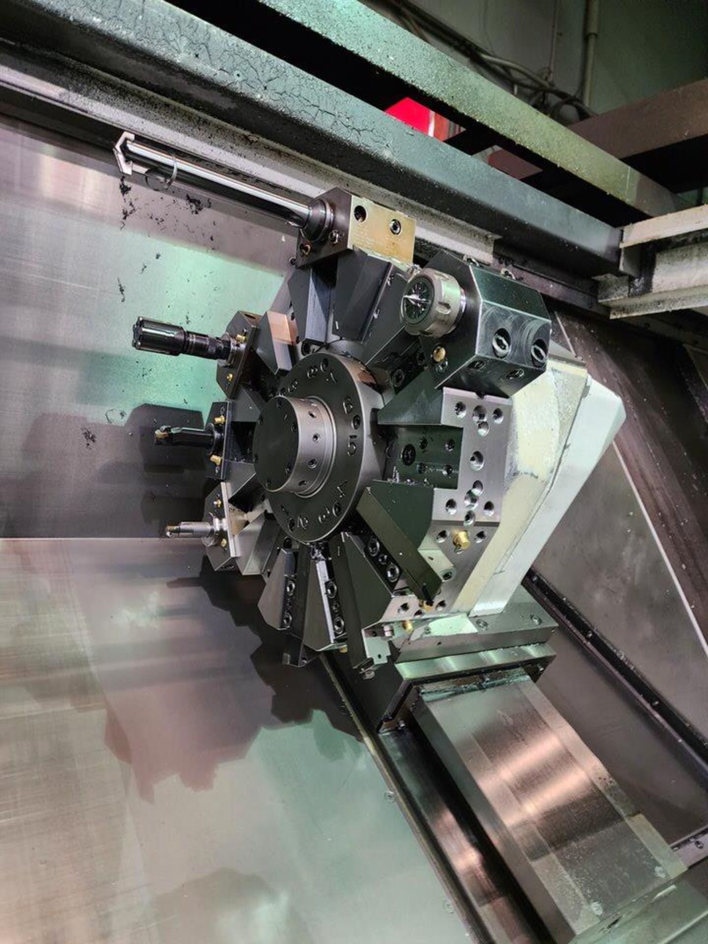 2016 Okuma LB3000EXII Horizontal Lathe 3-Axis; 3PH, 220/480V, 60HZ, 38KVA, 99.6/45.8FLA, Largest - Image 7 of 21