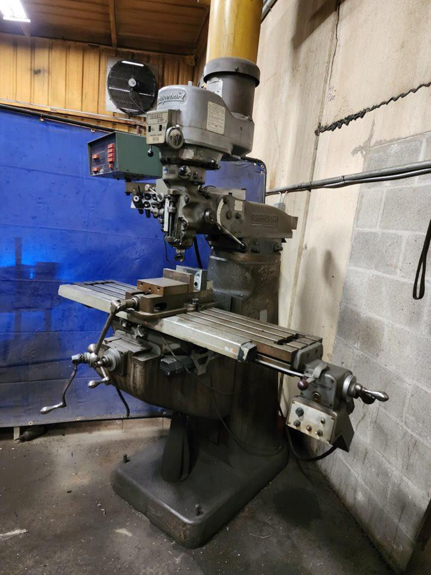 Bridgeport Series 1 9"x48" Vertical Milling Machine 2HP, W/ Controller (No Mfg Tag) - Image 2 of 12