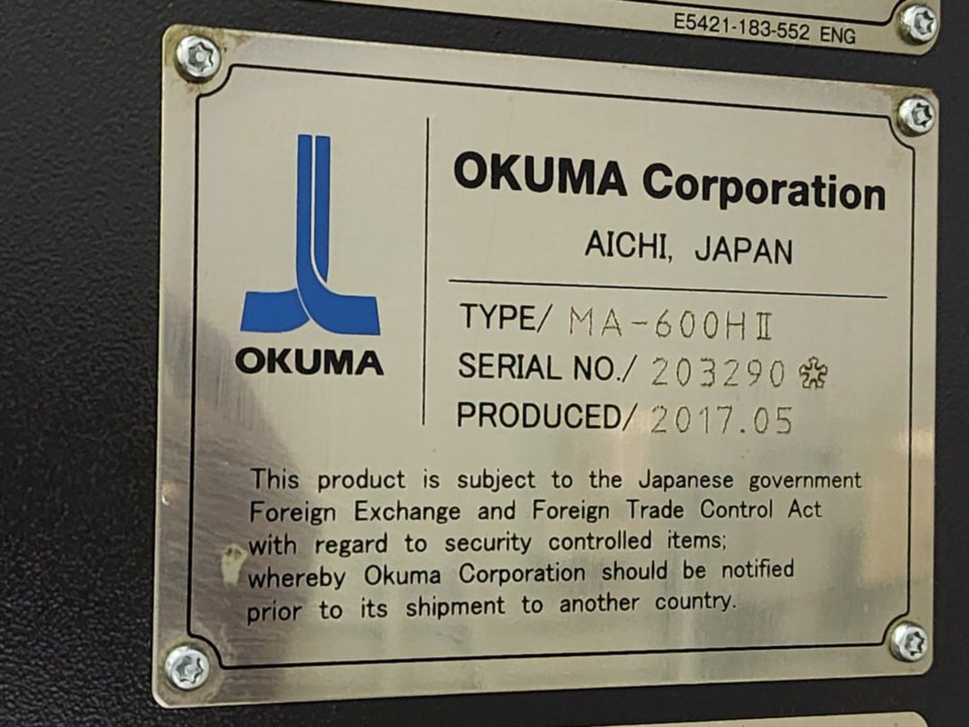 2017 Okuma MA-600HII Horizontal CNC Machining Center • Full 4th Axis • Upgraded 10,000 RPM Spindle - Image 42 of 45