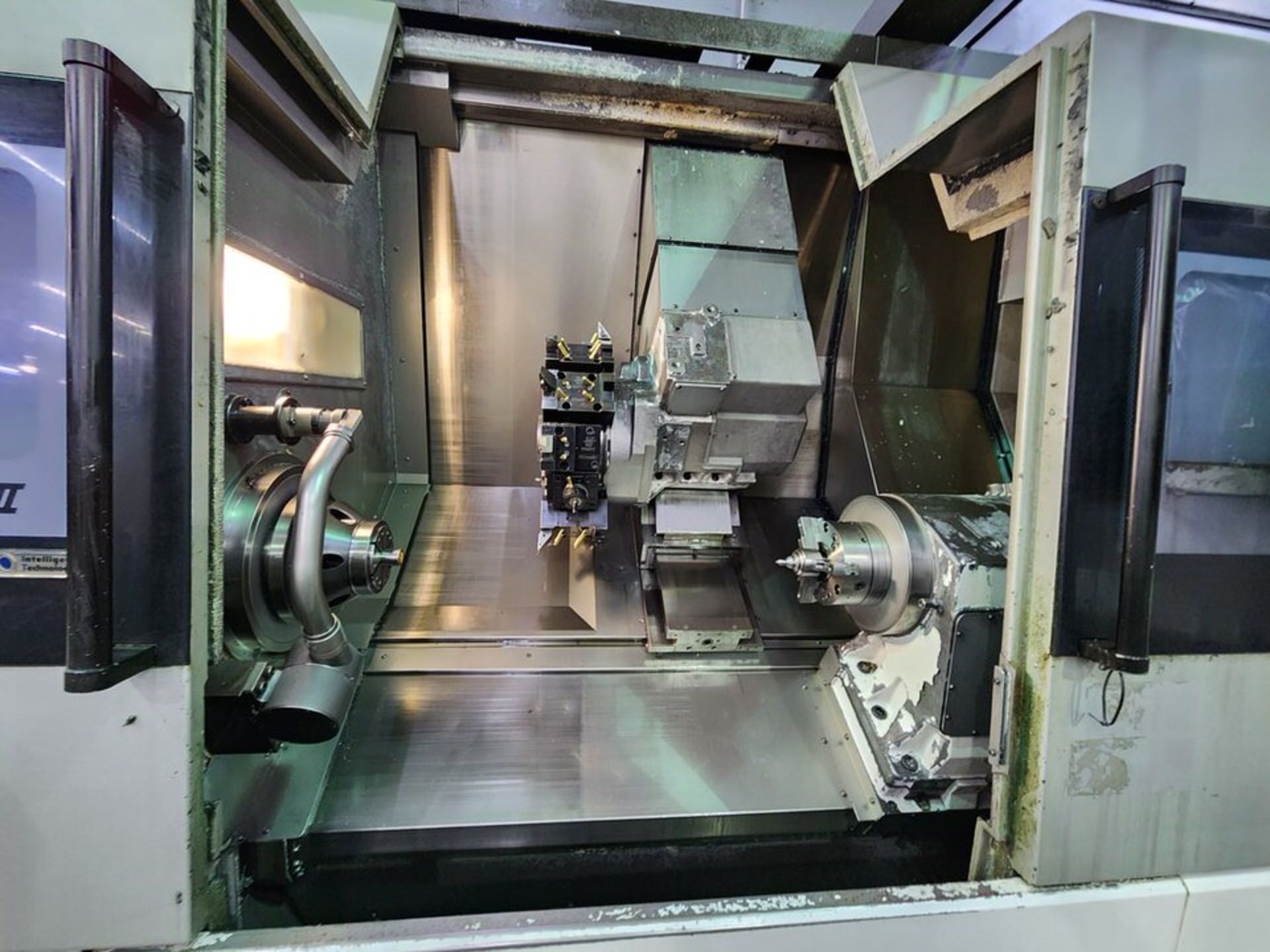 2013 Okuma LB3000EXII 5 Axis Horizontal CNC Lathe • Dual Spindles • Live Tooling • Sub Spindle... - Image 6 of 20