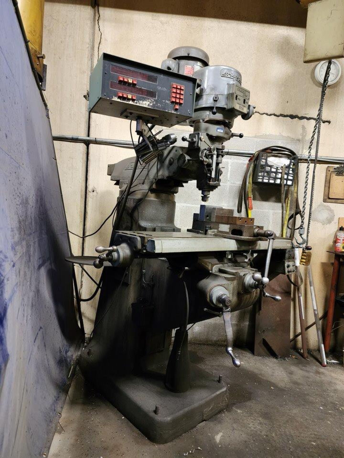 Bridgeport Series 1 9"x48" Vertical Milling Machine 2HP, W/ Controller (No Mfg Tag) - Image 10 of 12