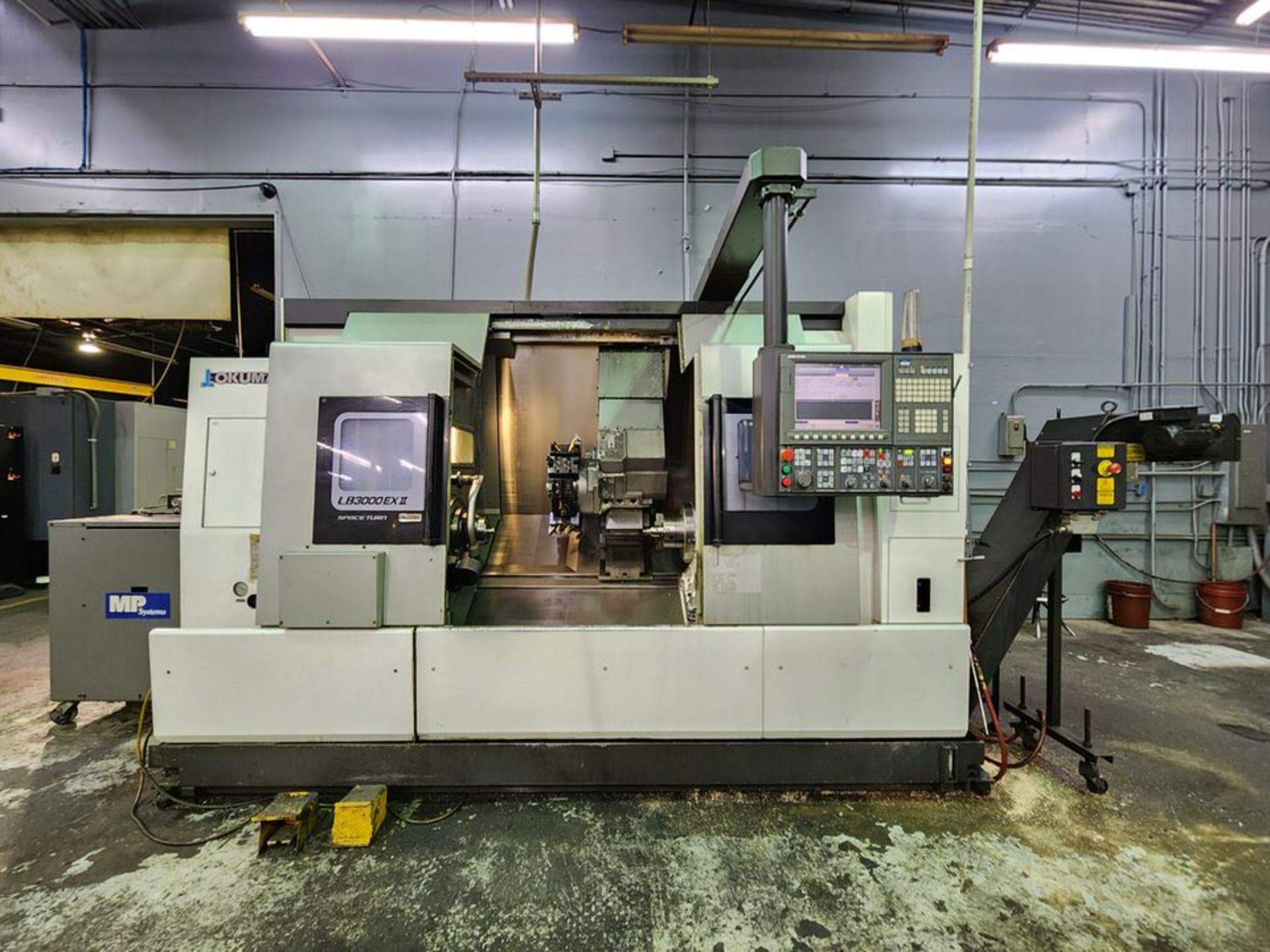 2013 Okuma LB3000EXII 5 Axis Horizontal CNC Lathe • Dual Spindles • Live Tooling • Sub Spindle... - Image 3 of 20