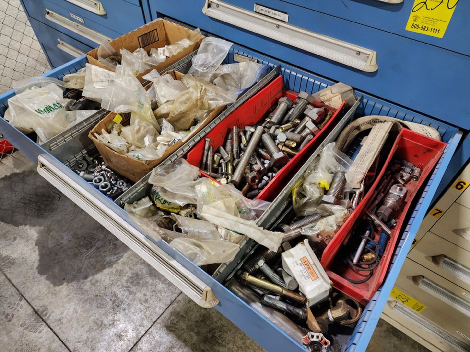 8-Drawer Modular Cabinet W/ Contents W/ Assorted Welding & Hardware Contents - Image 17 of 26