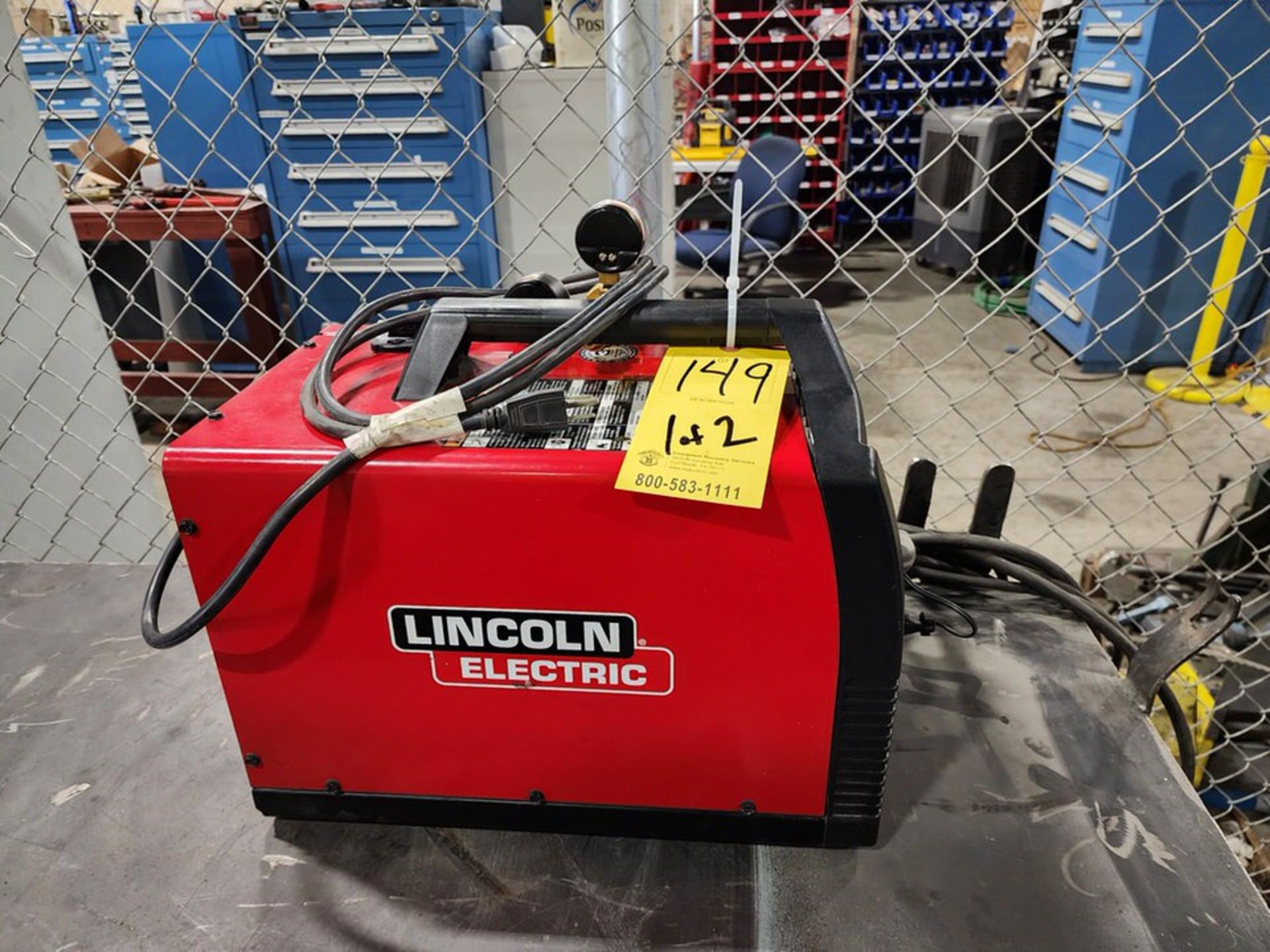 LE 140 Weld-Pak Mig & Flux-Core Wire Feed Welder 1PH, 60HZ, 120V, 30-140A; W/ Magnum Pro 100SG Spool - Image 3 of 18
