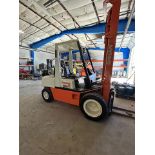 Nissan 90 Forklift, 8,000 lbs Capacity, LP Gas