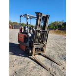 Toyota 30-5FBC15 Ele Forklift 3-Stage Mast; 185" Max Lift ht.; Hrs: 32,982.1; W/ Charger