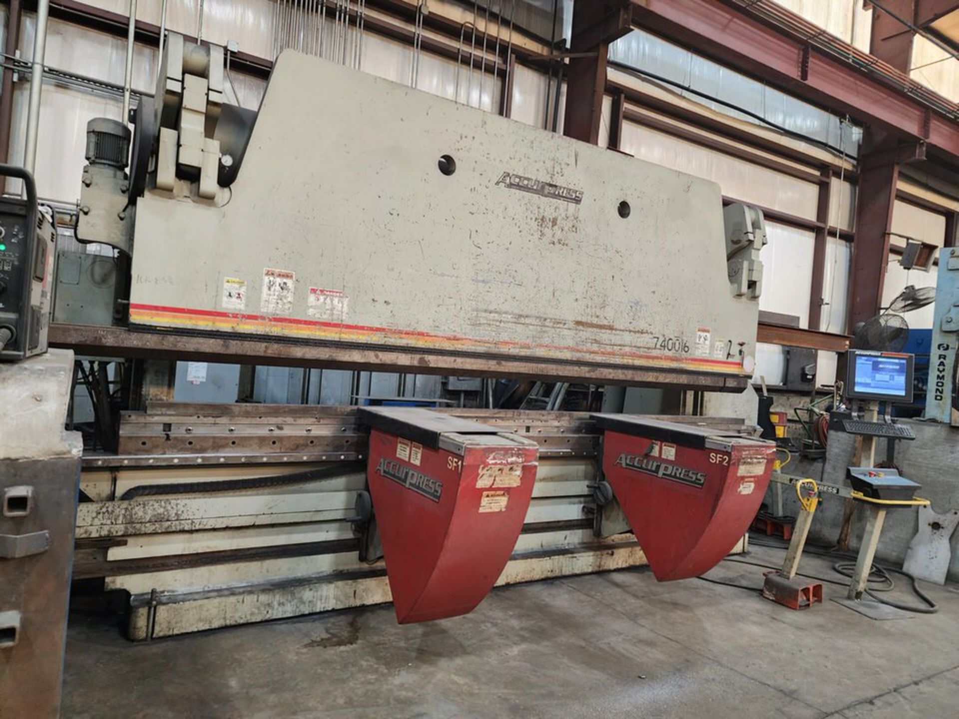 Accupress 740016 Press Brake, 400 Ton x 16', 10" Throat, 3ph/480V, New CNC Ctrl in 2022 - Image 17 of 31