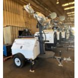 MAGNUM MLT 4060K LIGHT TOWER, PANCAKE 8KW GENERATOR, KUBOTA DIESEL ENGINE - 6,462 HOURS