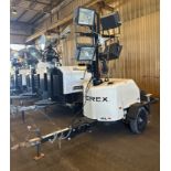 (2018) TEREX LIGHT TOWER, PANCAKE 8KW GENERATOR, KUBOTA DIESEL ENGINE- 3,150 HOURS