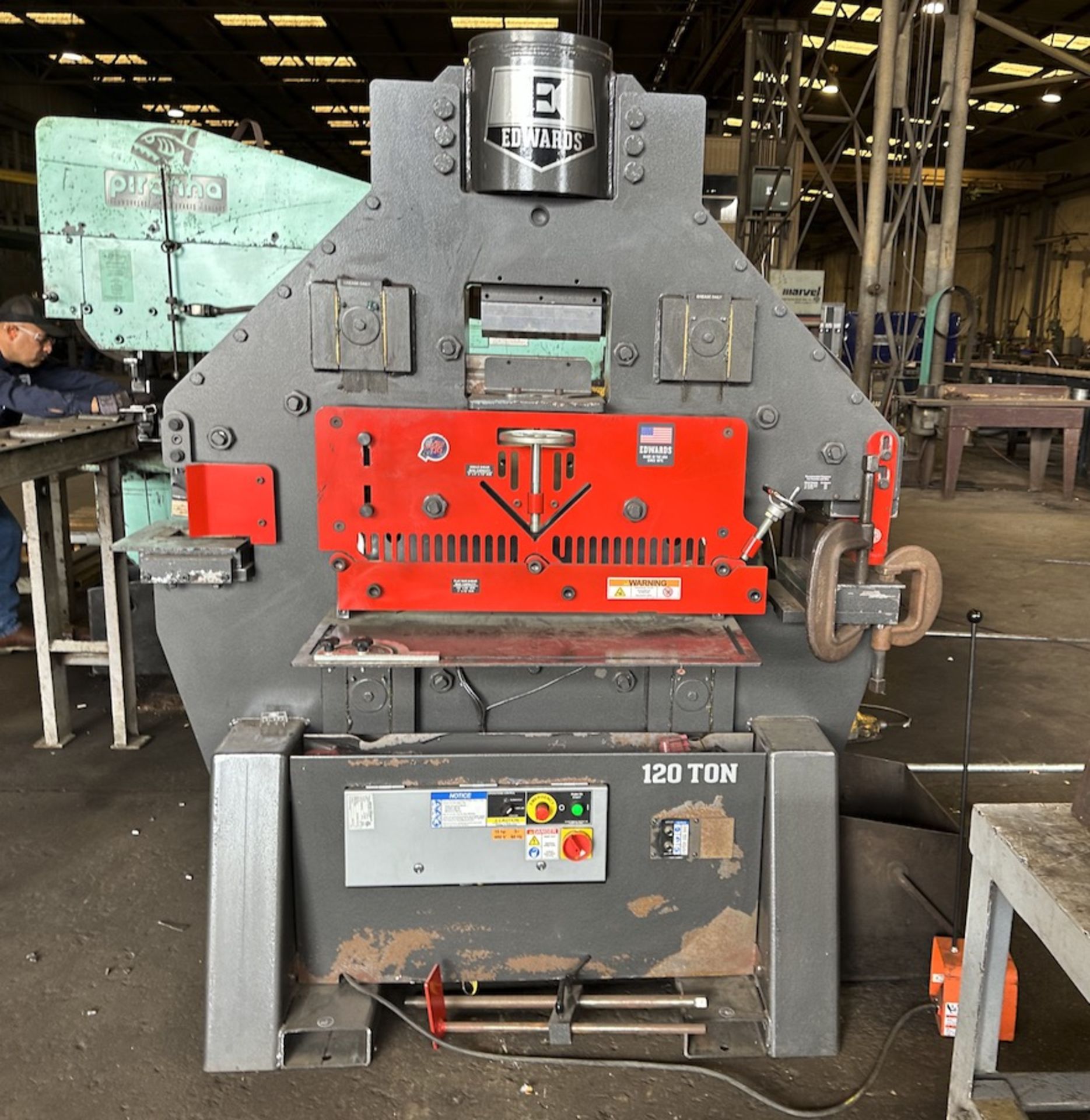 2021 EDWARDS MODEL 120 TON HYDRAULIC IRONWORKER