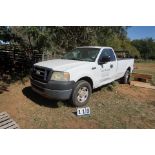 2006 Ford F150 Ext Cab Truck, Automatic Gas Engine, Vin: IFTRF12276NA38623, Battery Dead