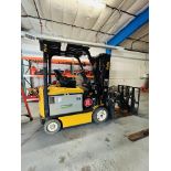 2013 Yale Electric 5,000 lbs Forklift, 3 Stage Mast, Sideshift, 42" Forks, Pull/Push Attchmnt