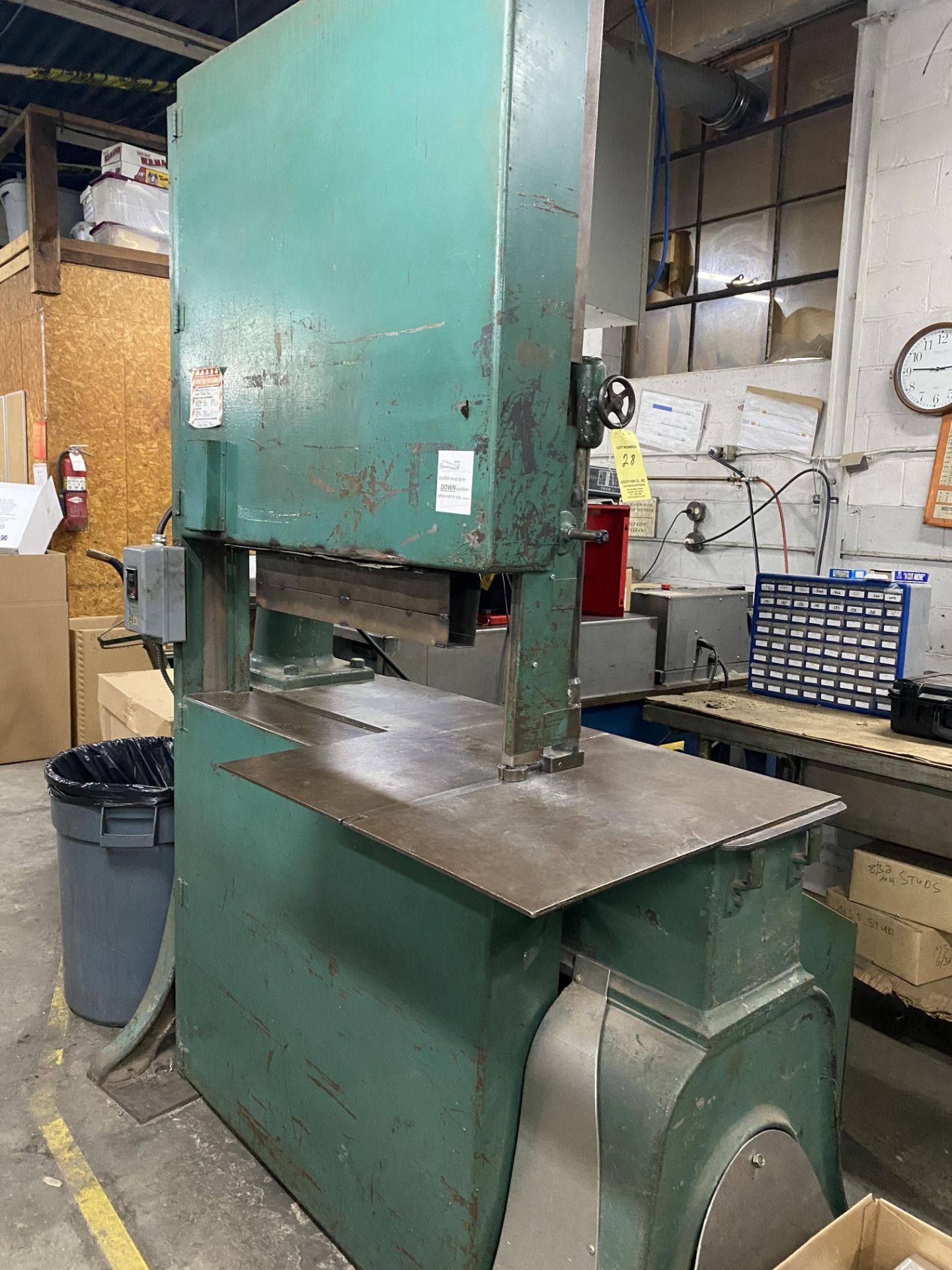 (1) 36" H.D. Vert. Band Saw