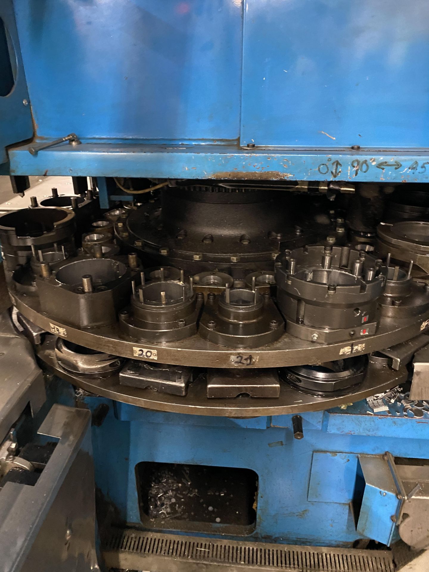 (1) 1993 Finn-Power TP 2020 Rotary Turret Punch, Type TP-.20201F 2/21/AM, Tooling, S/N 7.7- - Image 6 of 7