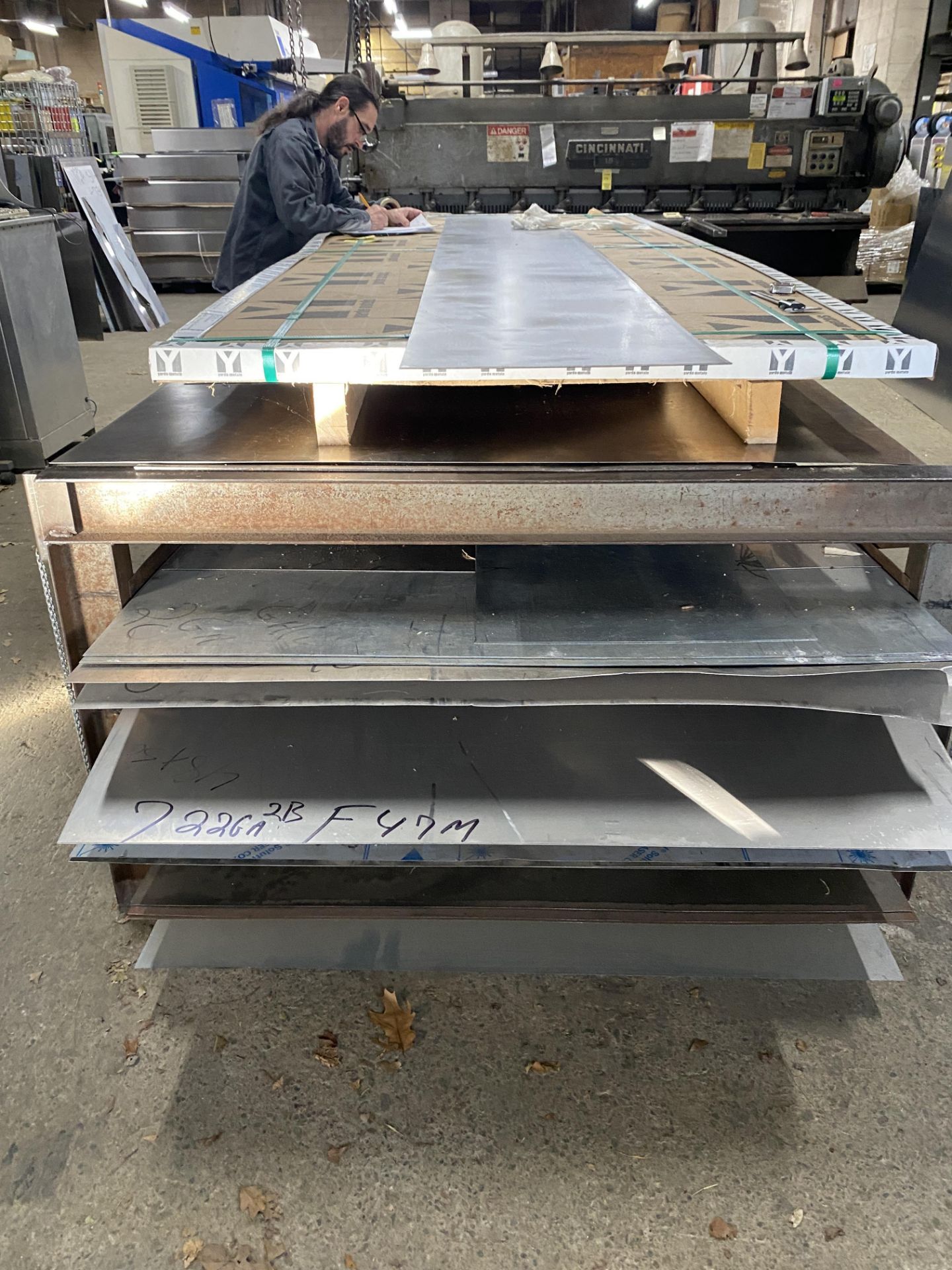 LOT Asst. Stainless Steel and Aluminum Sheet Stock on (5) - Image 3 of 11