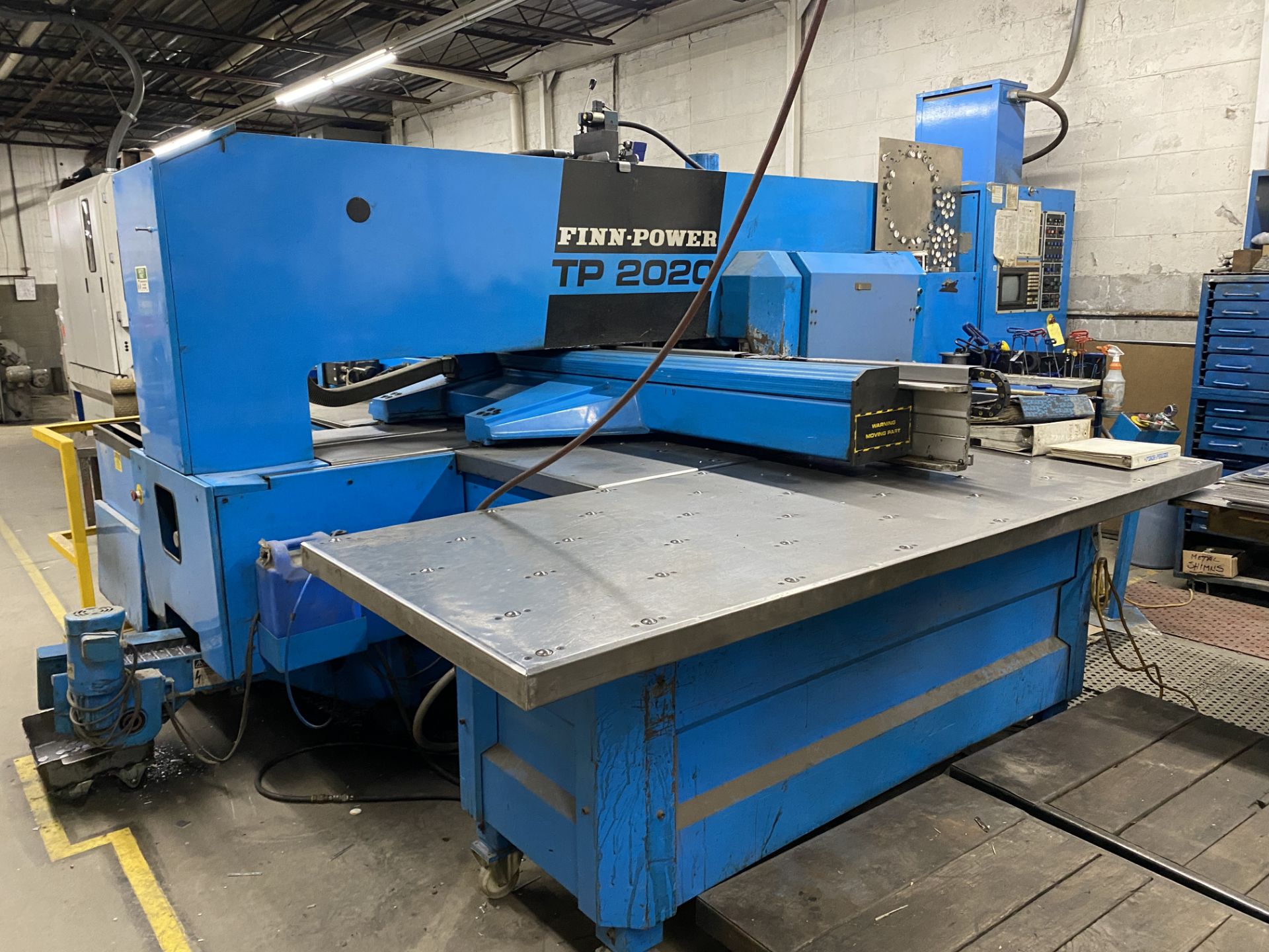 (1) 1993 Finn-Power TP 2020 Rotary Turret Punch, Type TP-.20201F 2/21/AM, Tooling, S/N 7.7-