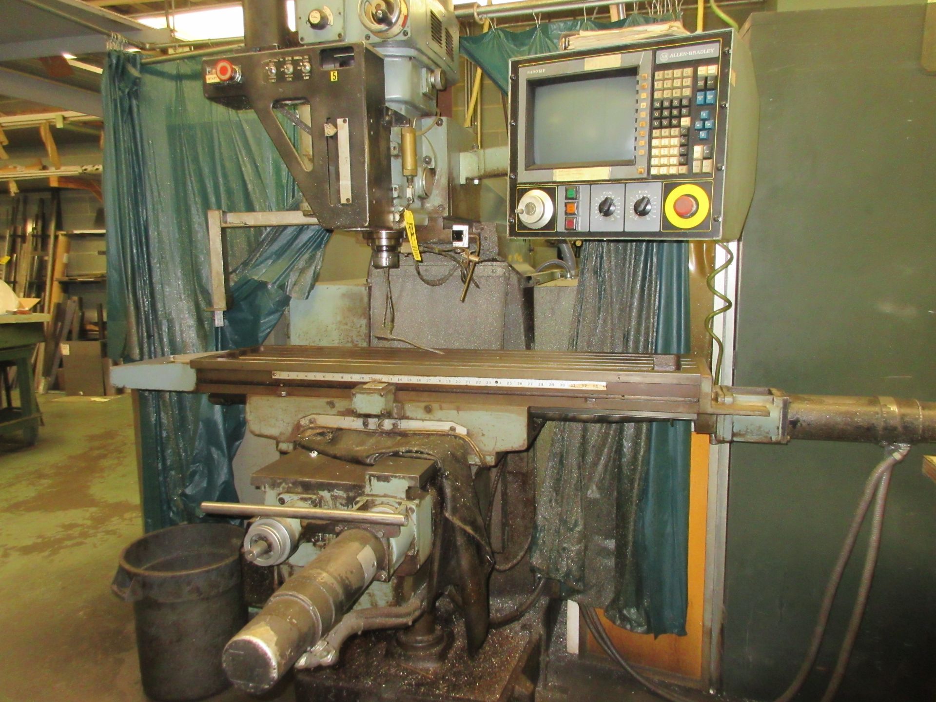 (1) Milling Machine, 13" x 51" Bed, Allen Bradley Control - Image 2 of 11