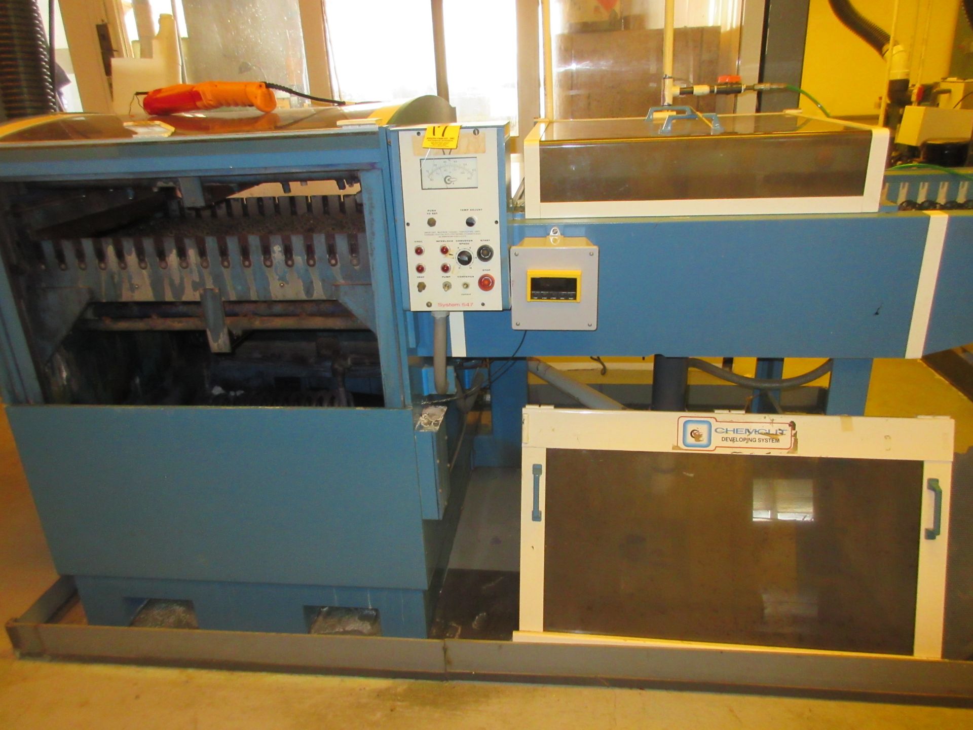 (1) Chemcut System 547 Developing Machine