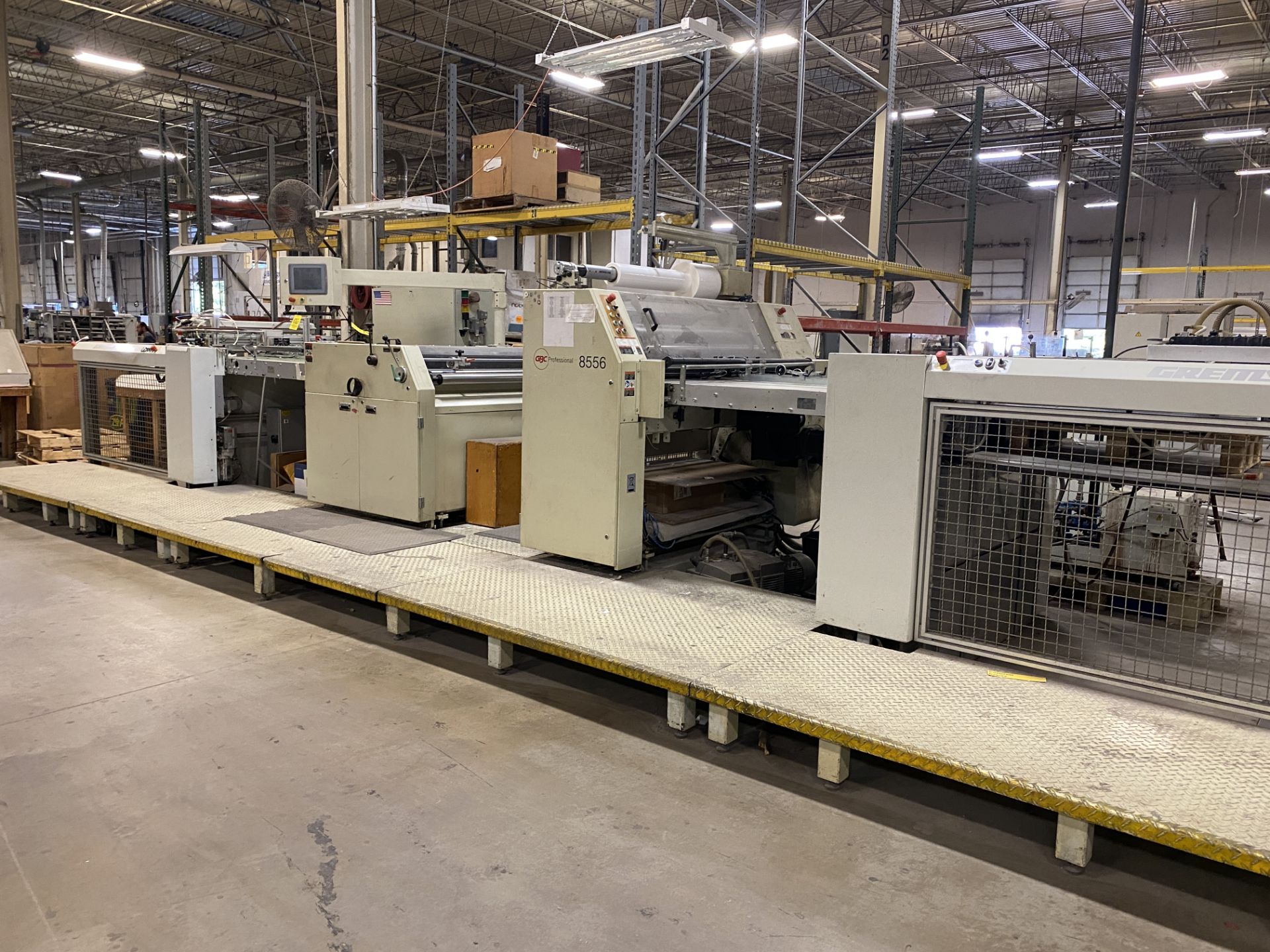 2007 GBC 8556 High Speed Laminating Line With Gremser Feeder And Delivery Stacker , S/N 8500#007 - Image 2 of 14