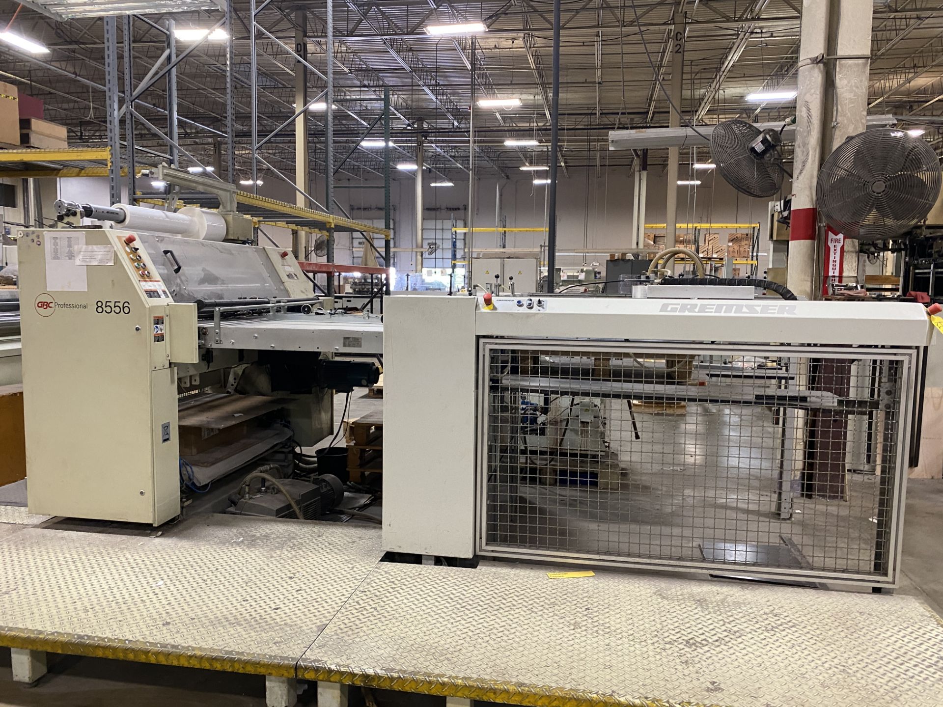 2007 GBC 8556 High Speed Laminating Line With Gremser Feeder And Delivery Stacker , S/N 8500#007 - Image 3 of 14