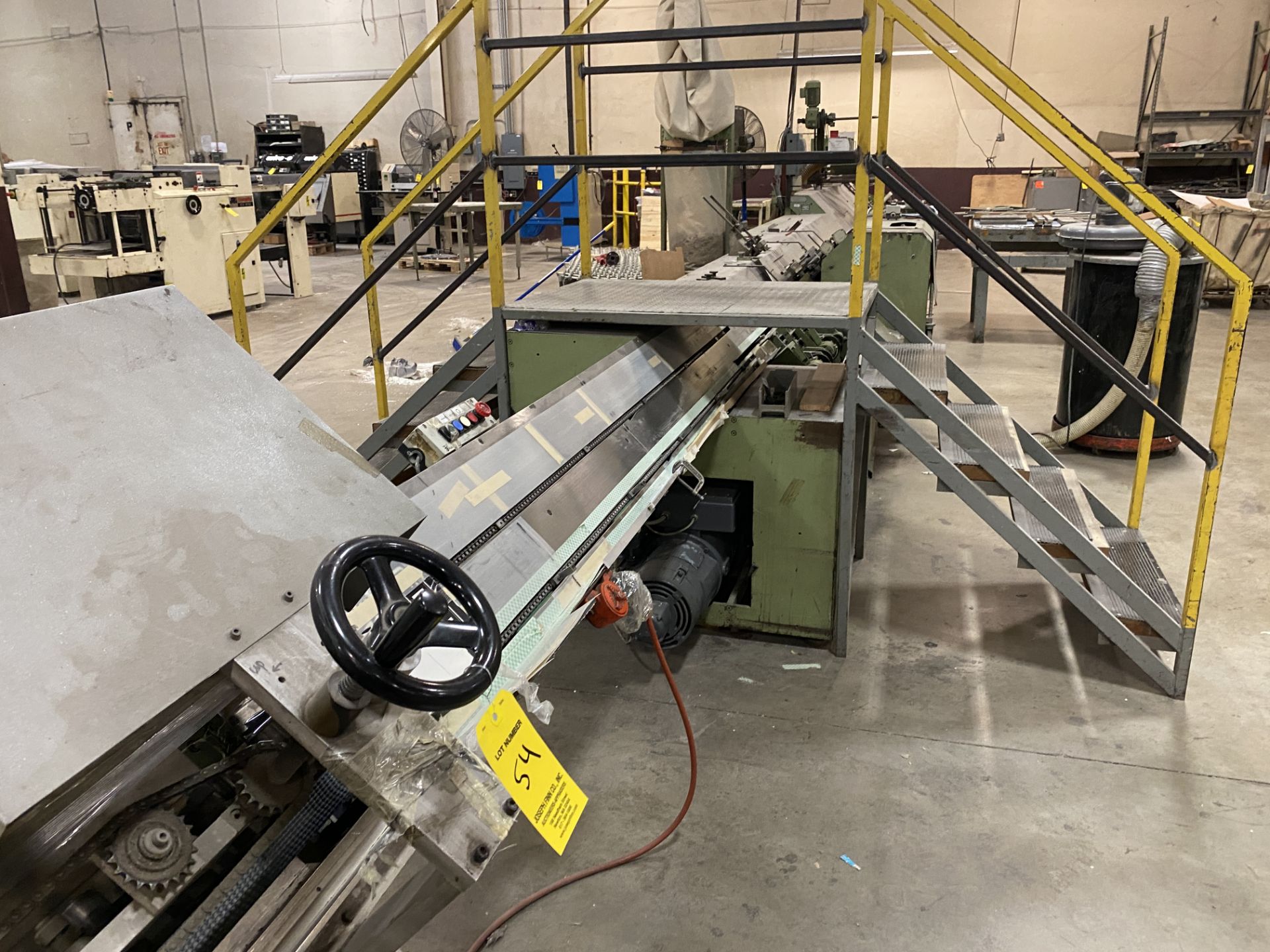 Bielomatic Wire-O Production Machine with TecGraf 42 Station Dual Sided  Rotary Gatherer w/ Off Line - Image 8 of 18