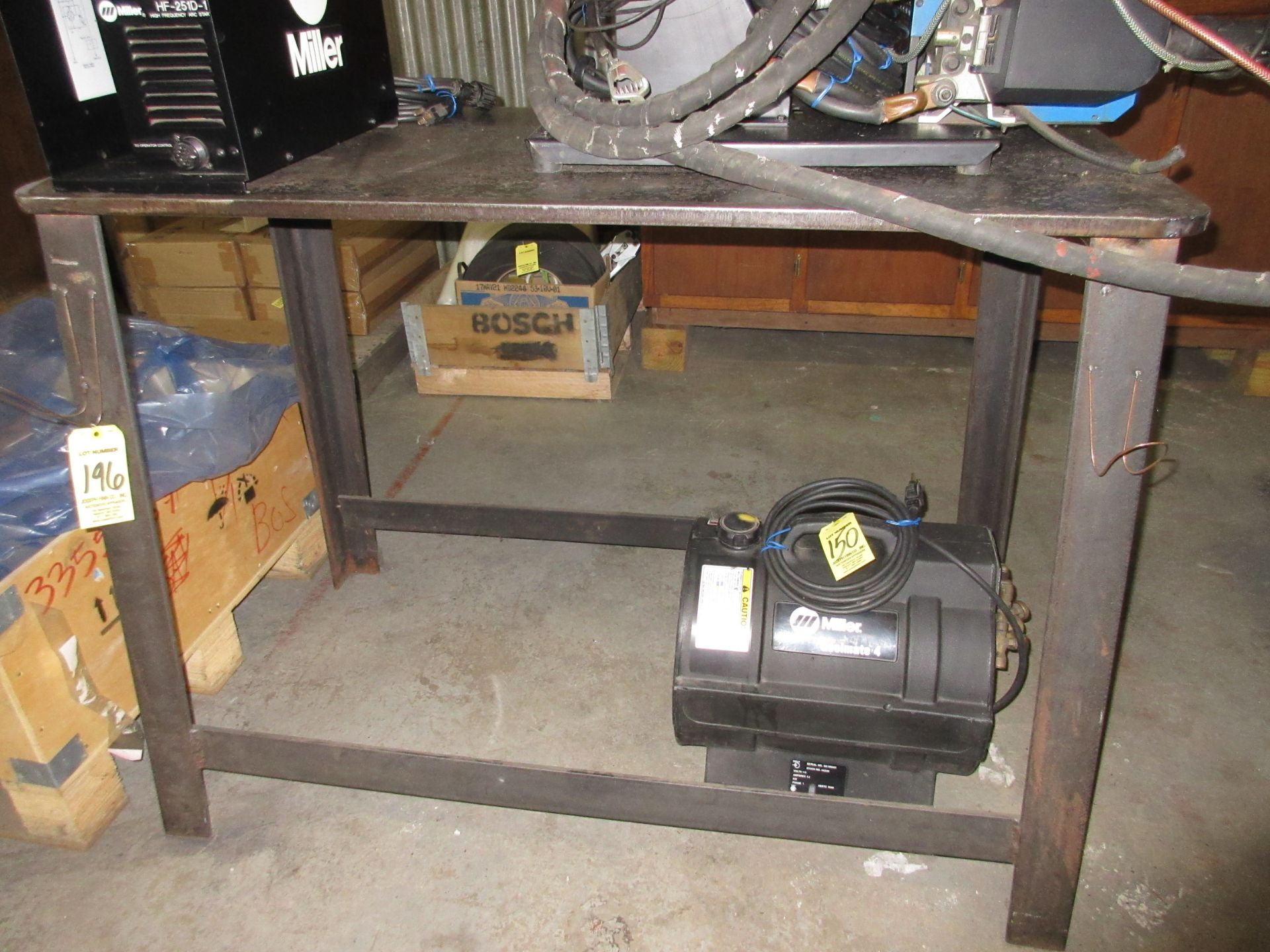 2' x 4' Steel Table