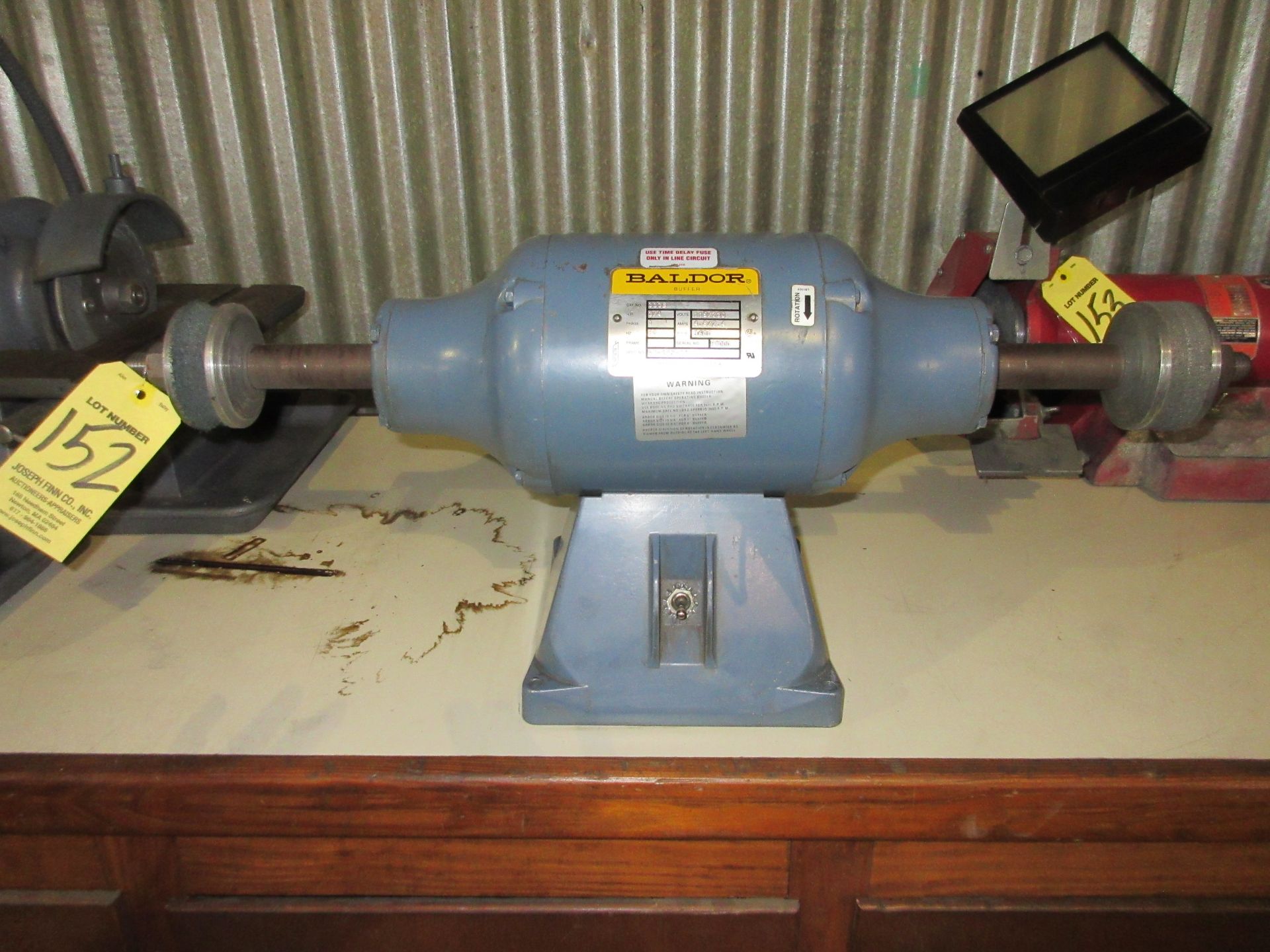 Baldor # 333B D.E Bench Grinder, .75 HP