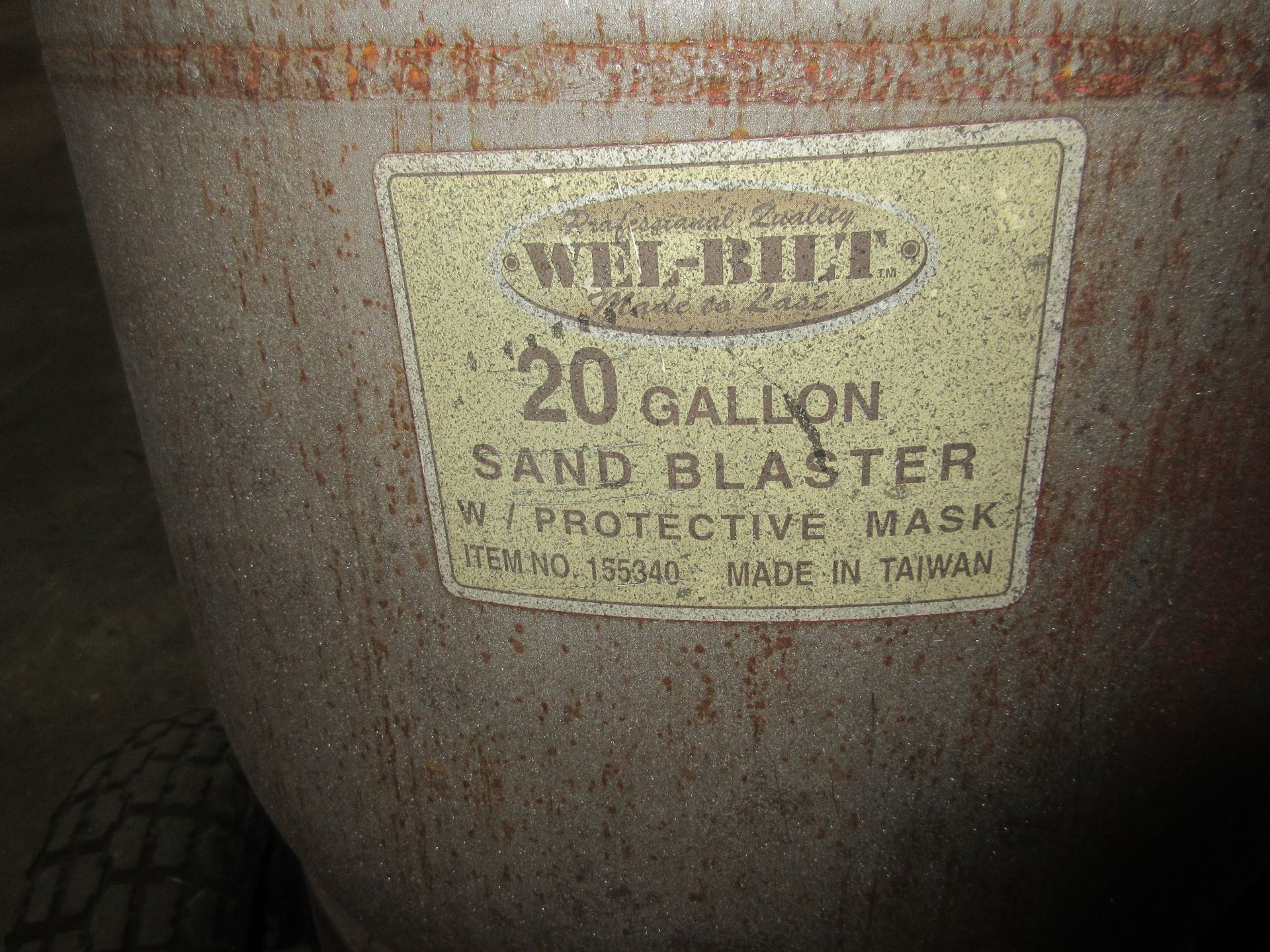 Well Bilt 20 Gal. Portable Sand Blaster - Image 2 of 2