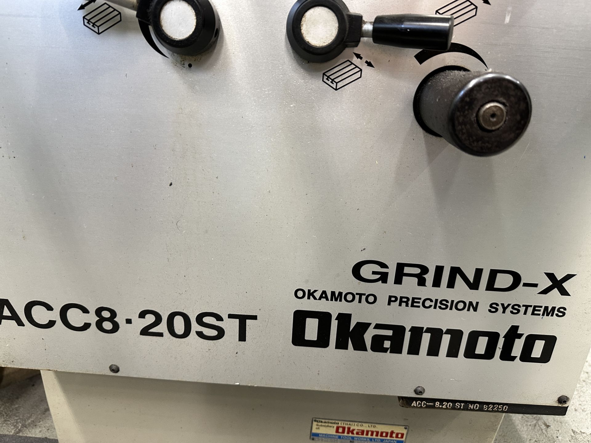 Okamoto Grind X ACC8-20ST Surface Grinder s/n 82250, Sony Read Out - Image 6 of 7