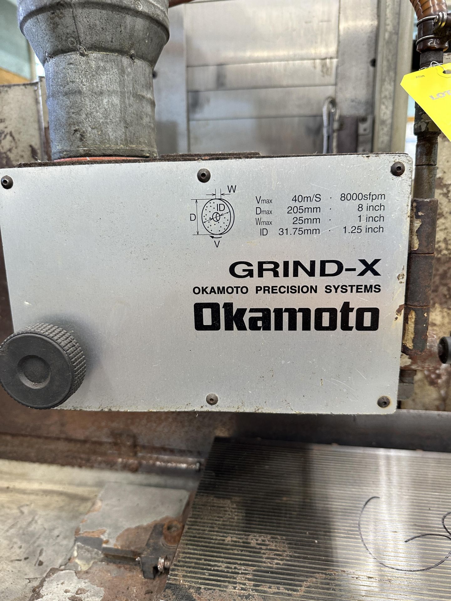 Okamoto Grind X ACC8-20ST Surface Grinder s/n 82264, Sony Read Out - Image 4 of 7