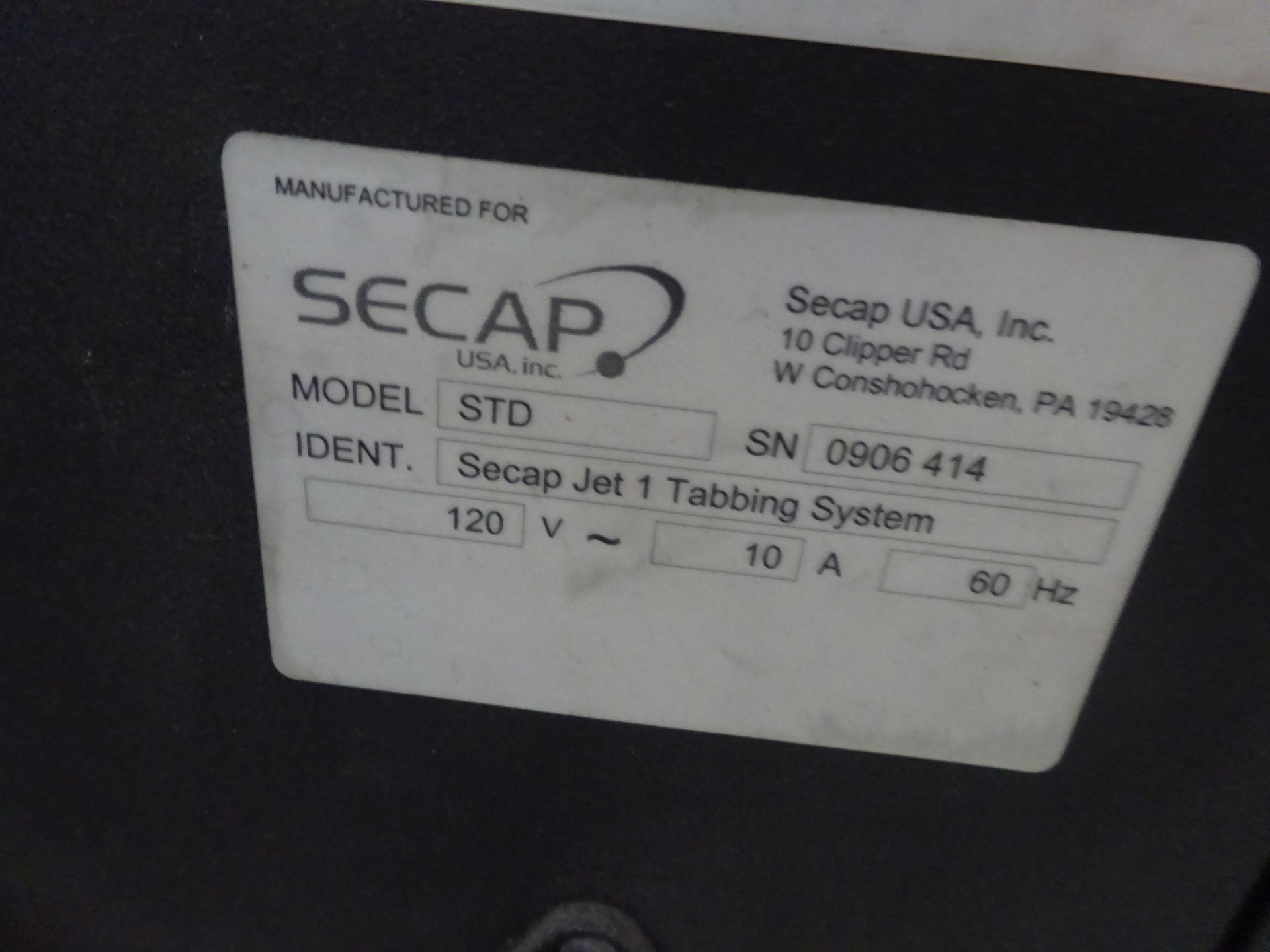 Secap Jet 1 Tabber - Image 3 of 3