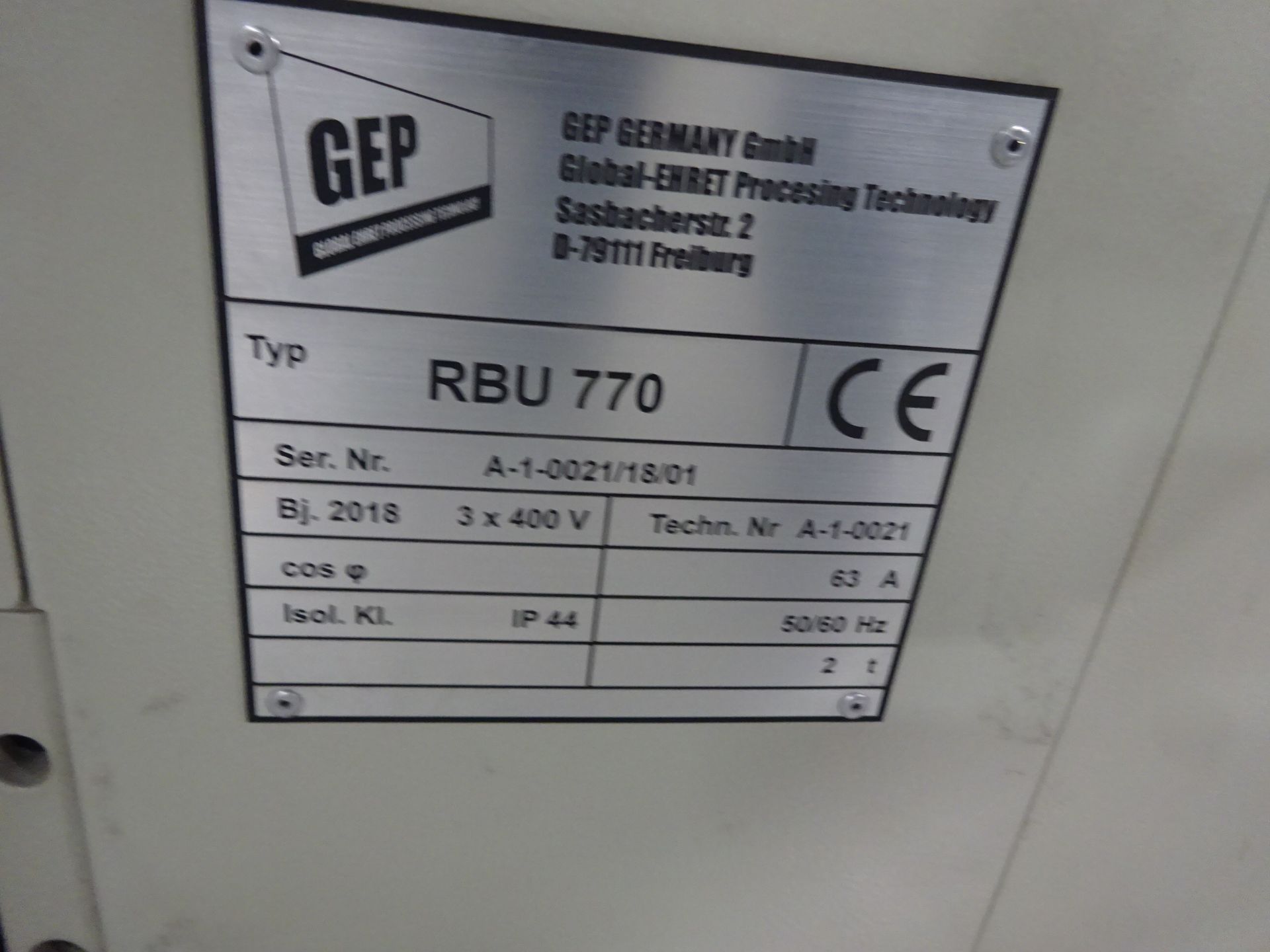 GEP Digital Web Splicer Consisting Of: GEP RFU 770 Unwinder, S/N A-1-0040/19/01 (2019), GEP RSU - Image 9 of 11