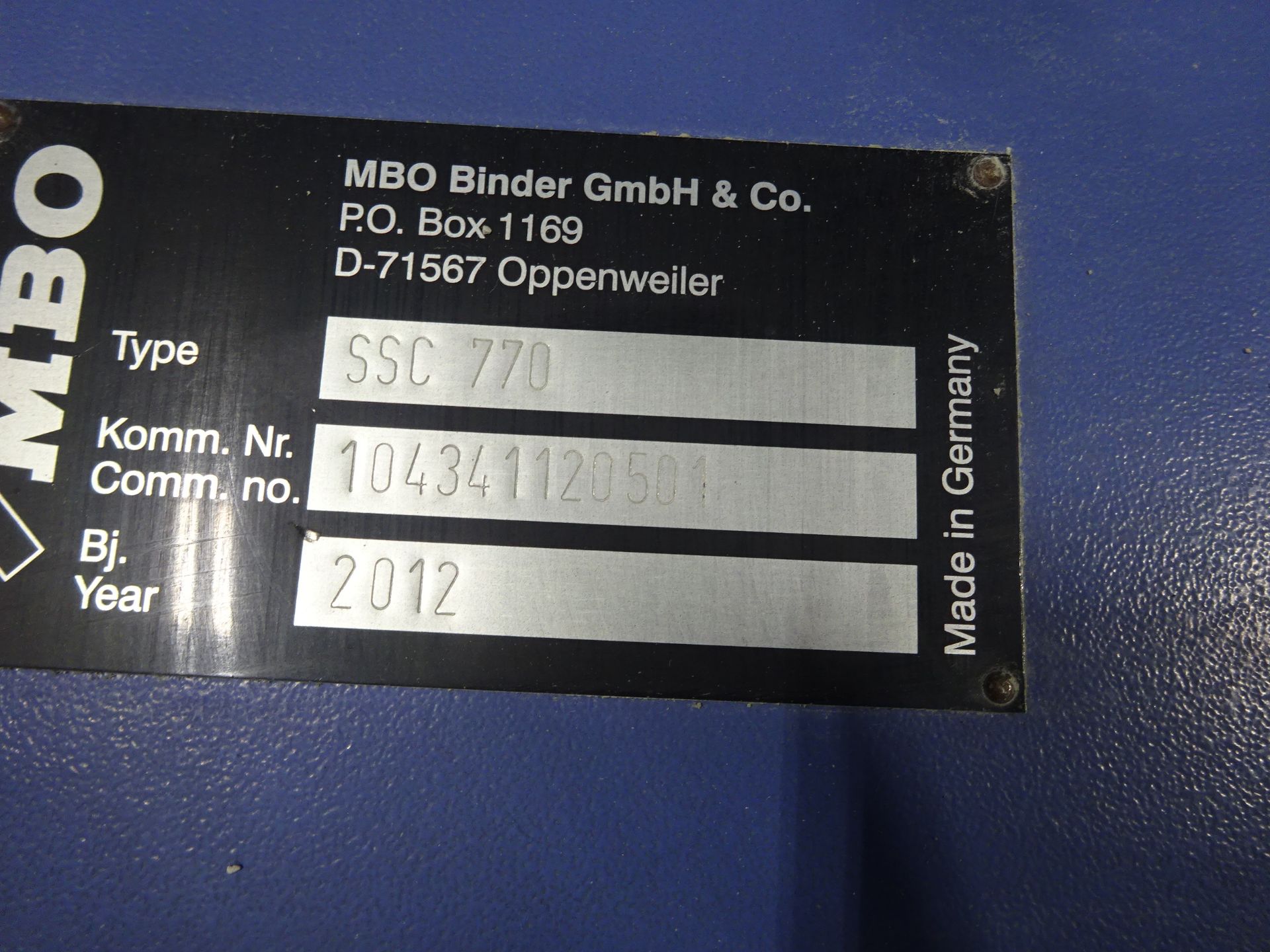 2012 MBO Sheet Stacking Section for Production Ink Jet Printers, Includes: EM770 Ejection Module, - Image 9 of 12