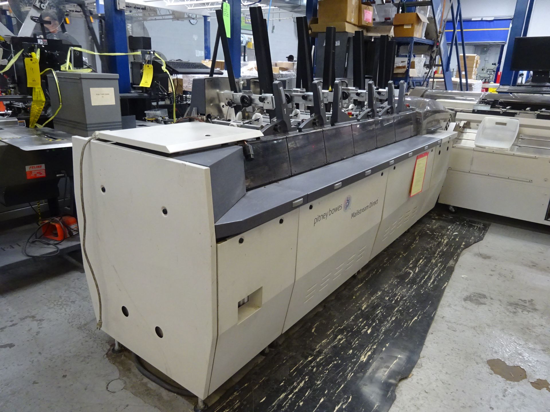 Pitney Bowes Mailstream Direct 6 Station Envelope Inserter With (2) Flat Pile Vacuum Feeders, (4) - Image 8 of 9