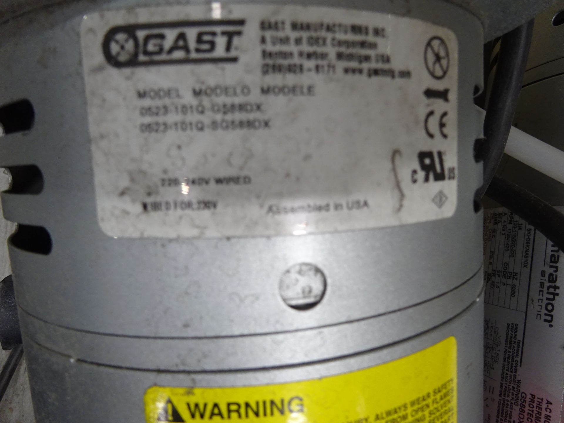 (3) Gast Vacuum Pumps - Image 2 of 4