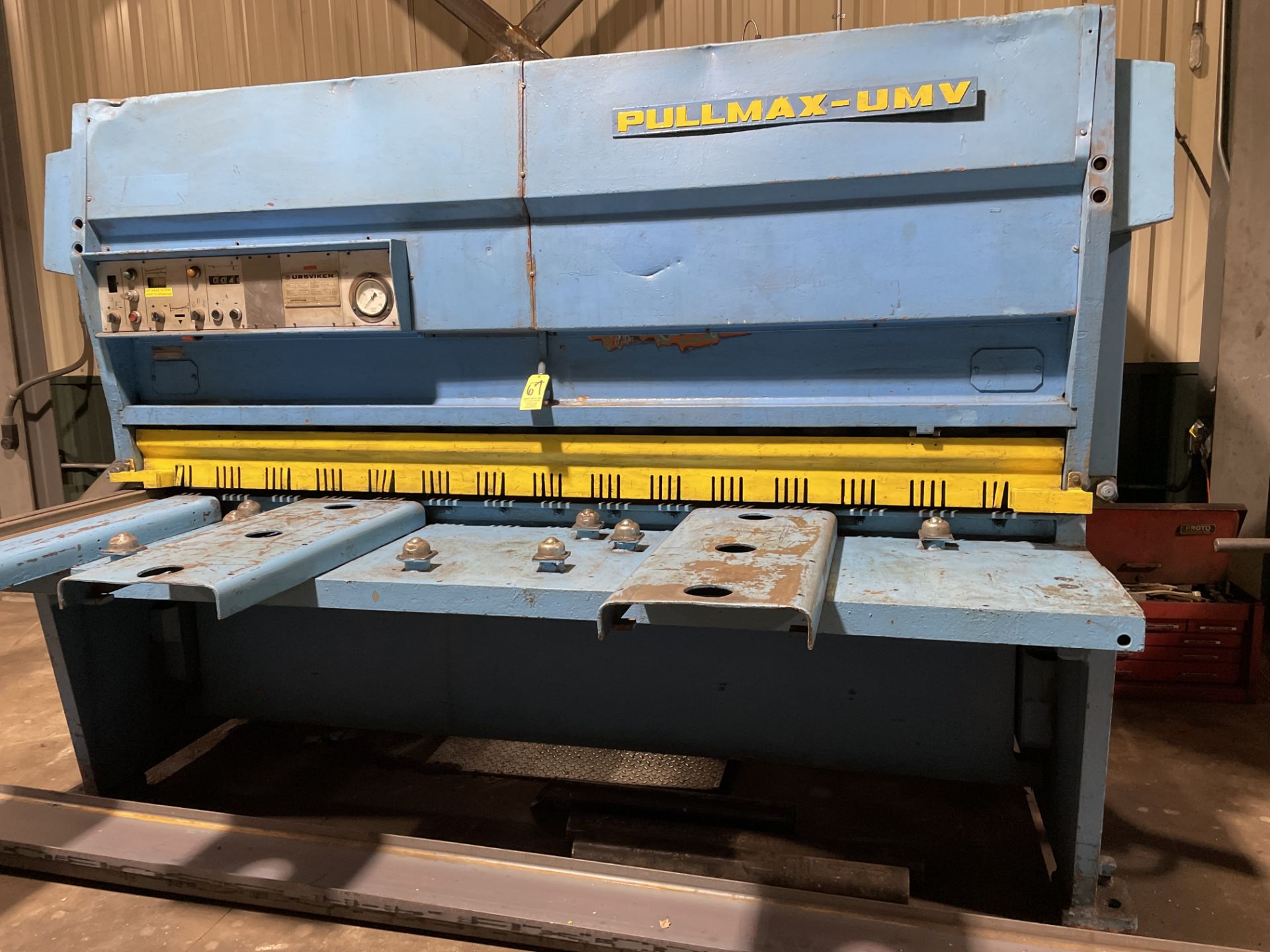 (1) Pullmax-UMV Ursviken Model GST-325 Hydraulic Plate Shear S/N 1803, 96” (RIG LOAD FEE $4,500.00) - Image 2 of 7