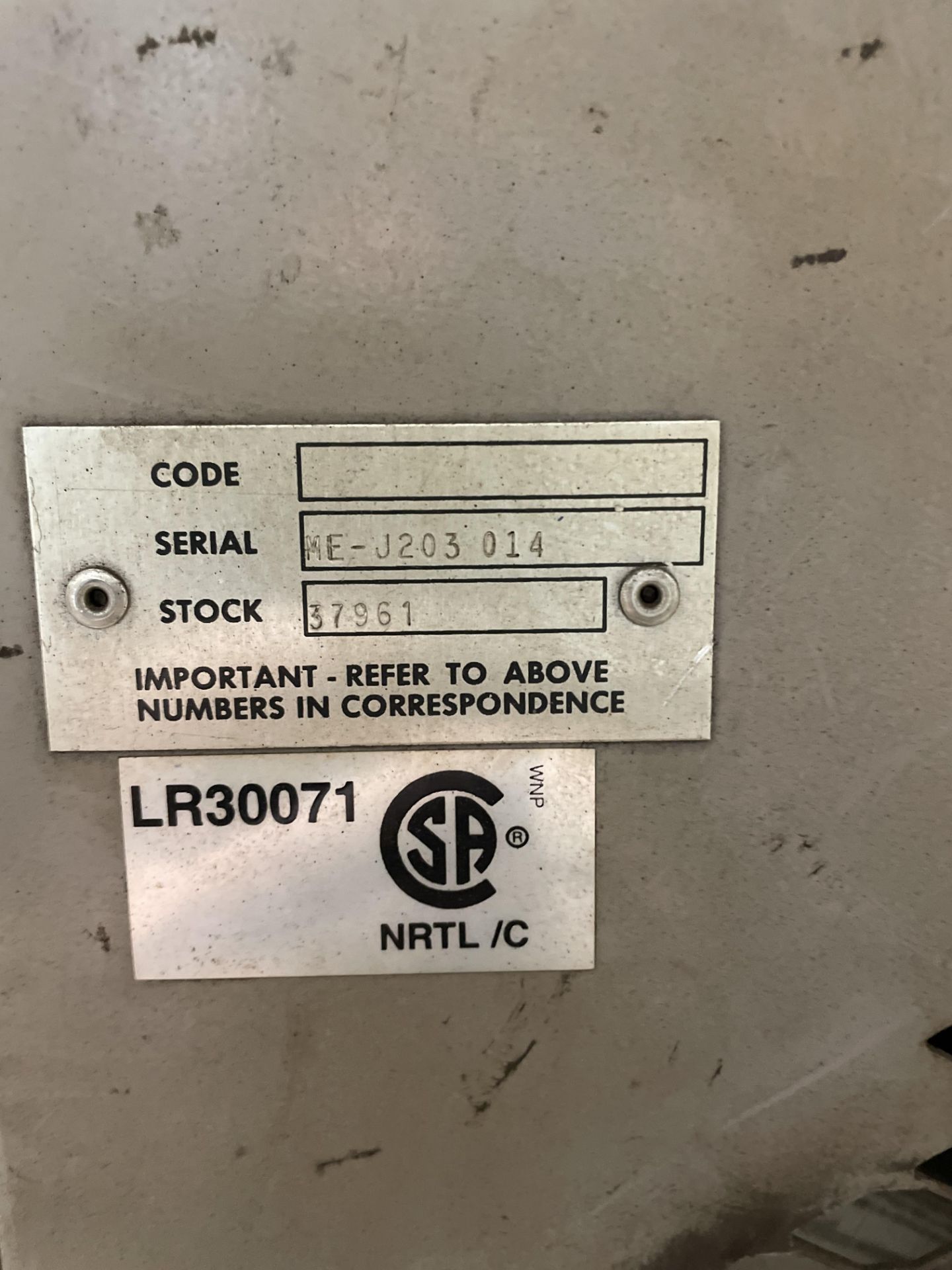 (1) ESAB 353 CV Welder, S/N ME-J203014 w/ Mig 4HD Wire Feed - Image 4 of 5