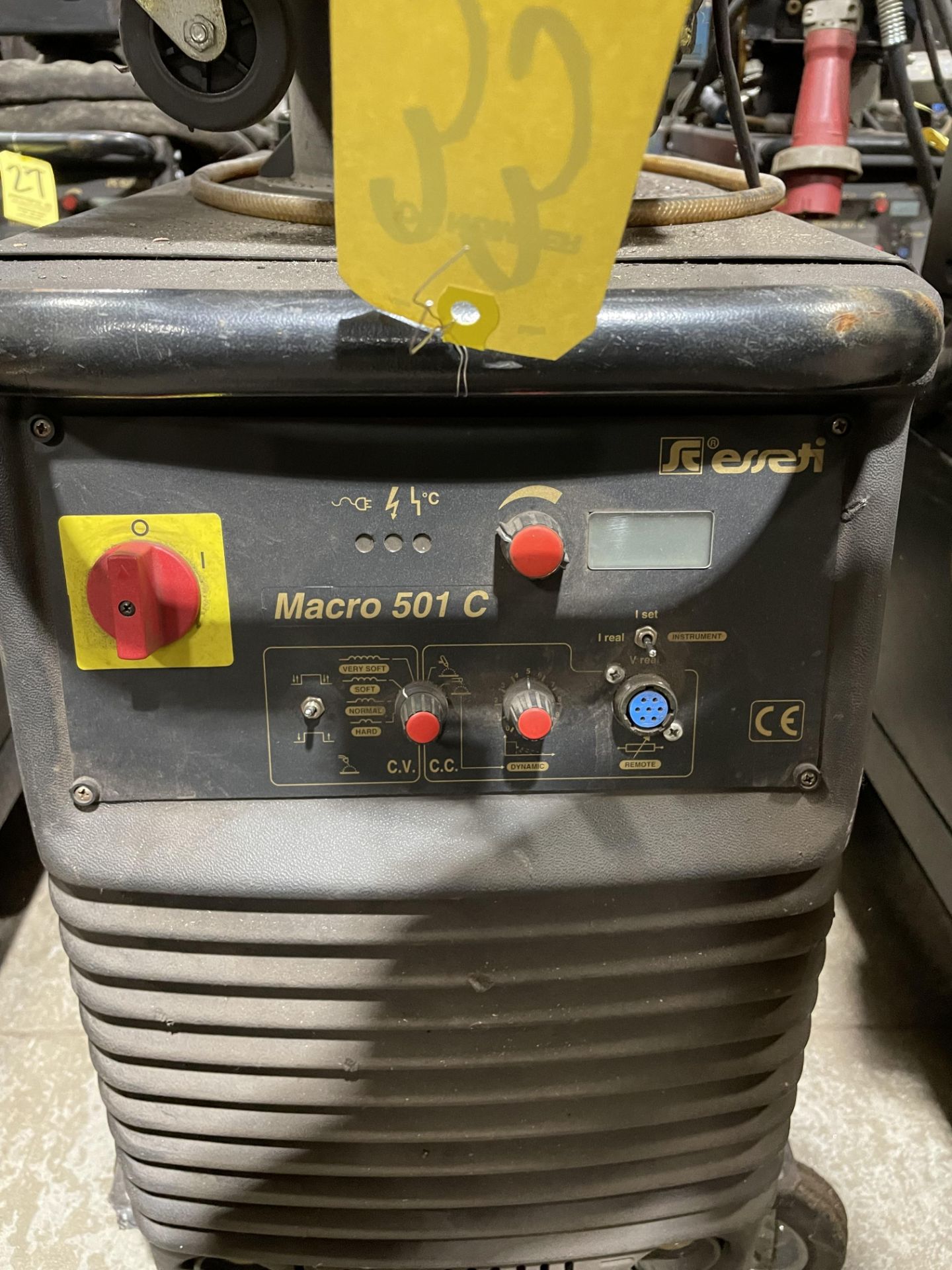 (1) Esseti Macro 501C Welder w/ Esseti Traino 061 Wire Feed, Port. - Image 2 of 5